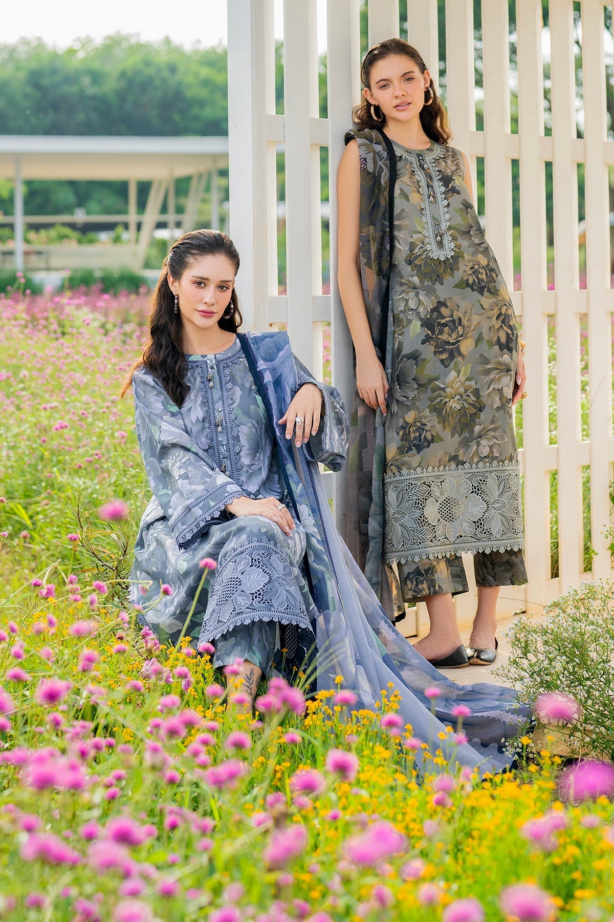 Organza Suit (3-Piece) by Baroque – SF-4218, Photo 8