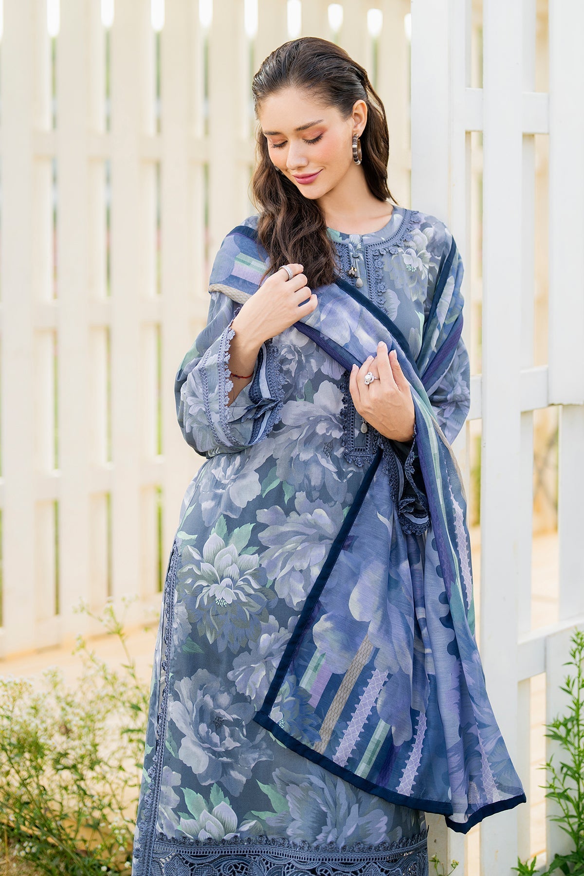 Organza Suit (3-Piece) by Baroque – SF-4219, Photo 3
