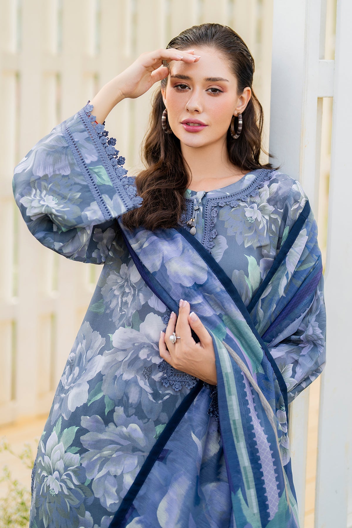 Organza Suit (3-Piece) by Baroque – SF-4219, Photo 4