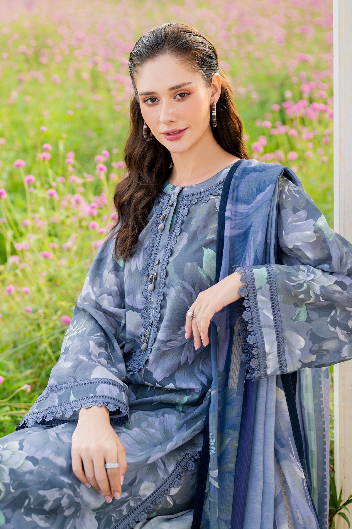 Organza Suit (3-Piece) by Baroque – SF-4219, Photo 5