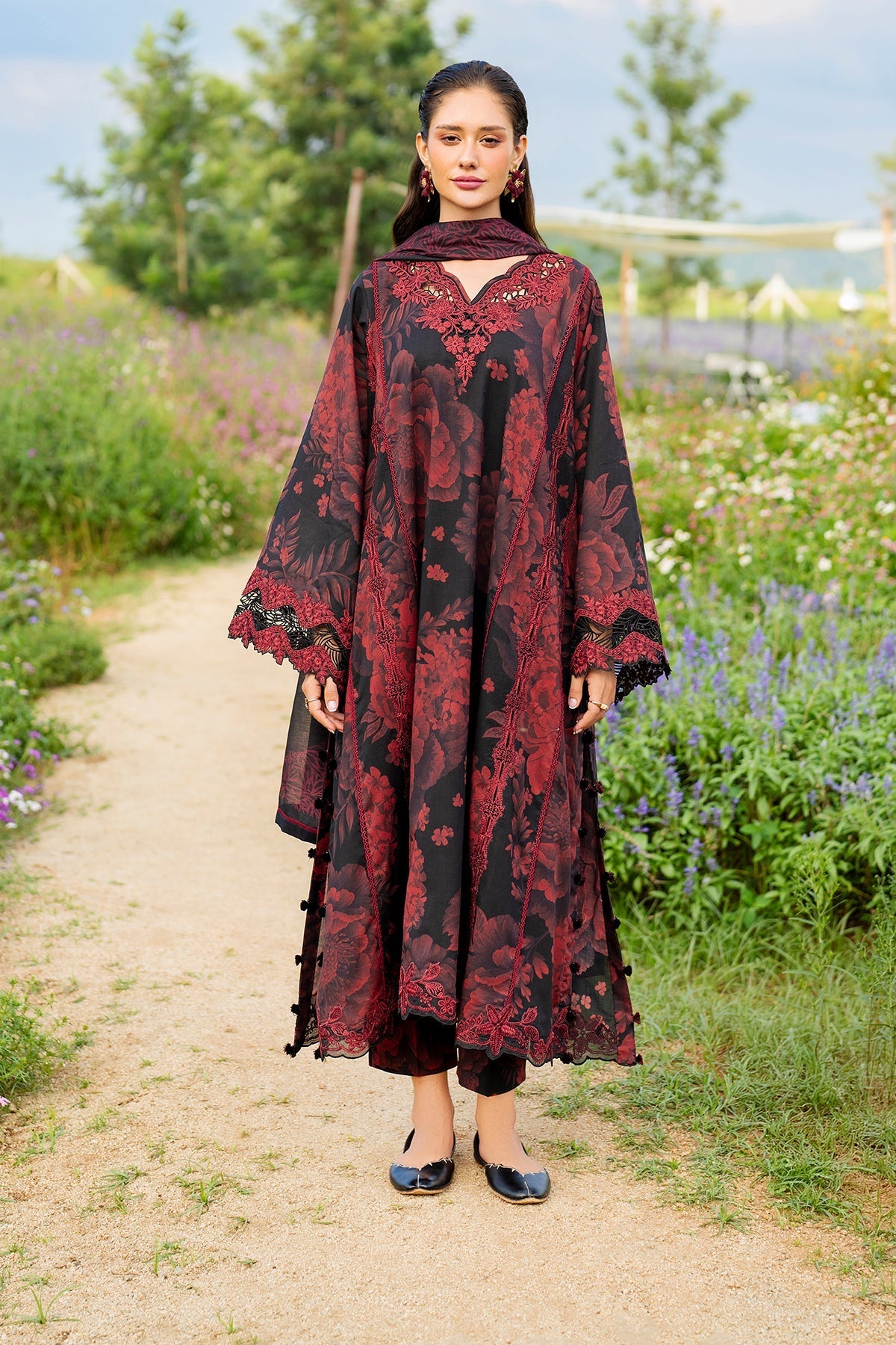 Organza Suit by Baroque – SF-4220
