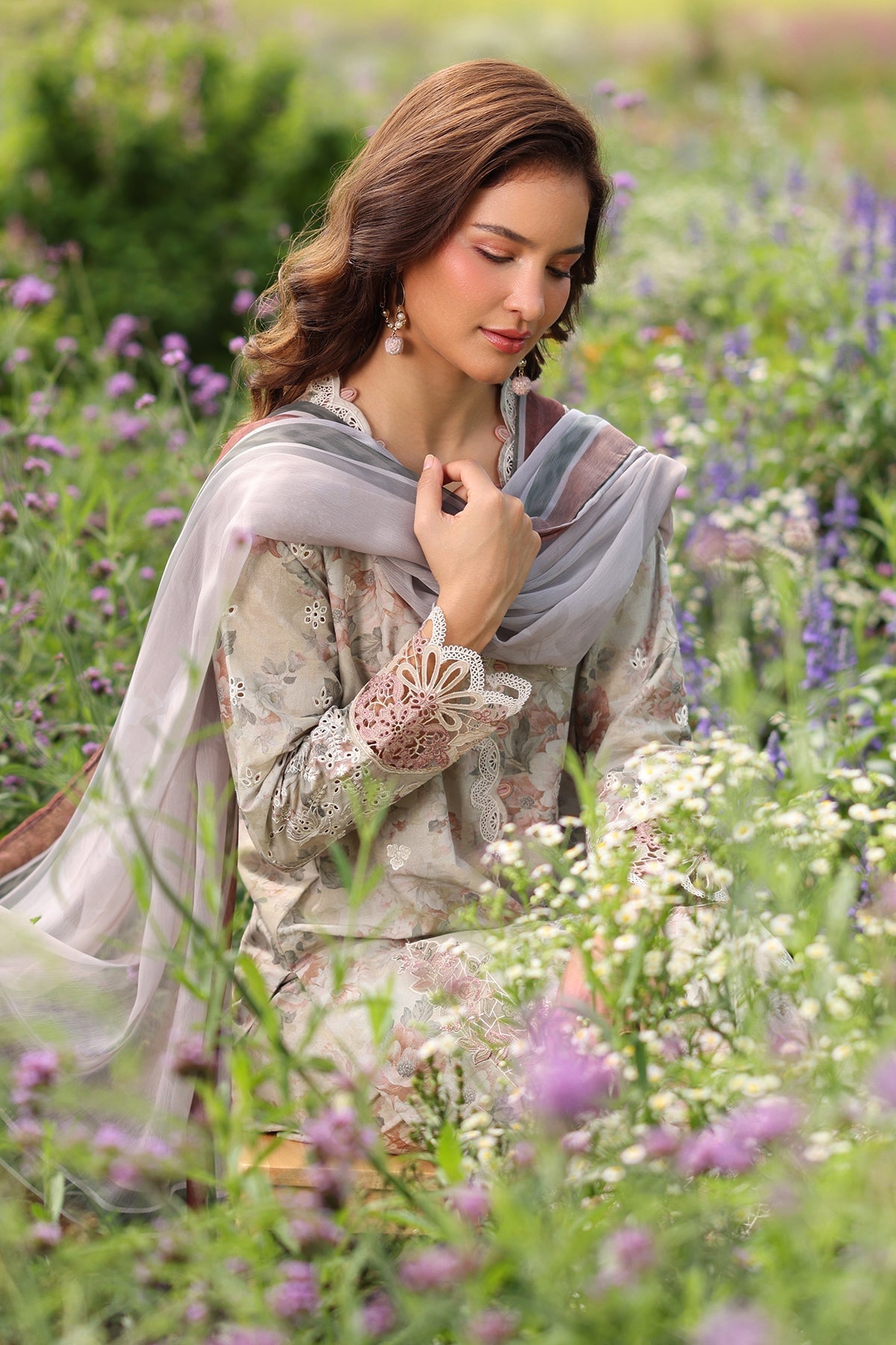 Organza Suit (3-Piece) by Baroque – SF-4225, Photo 6