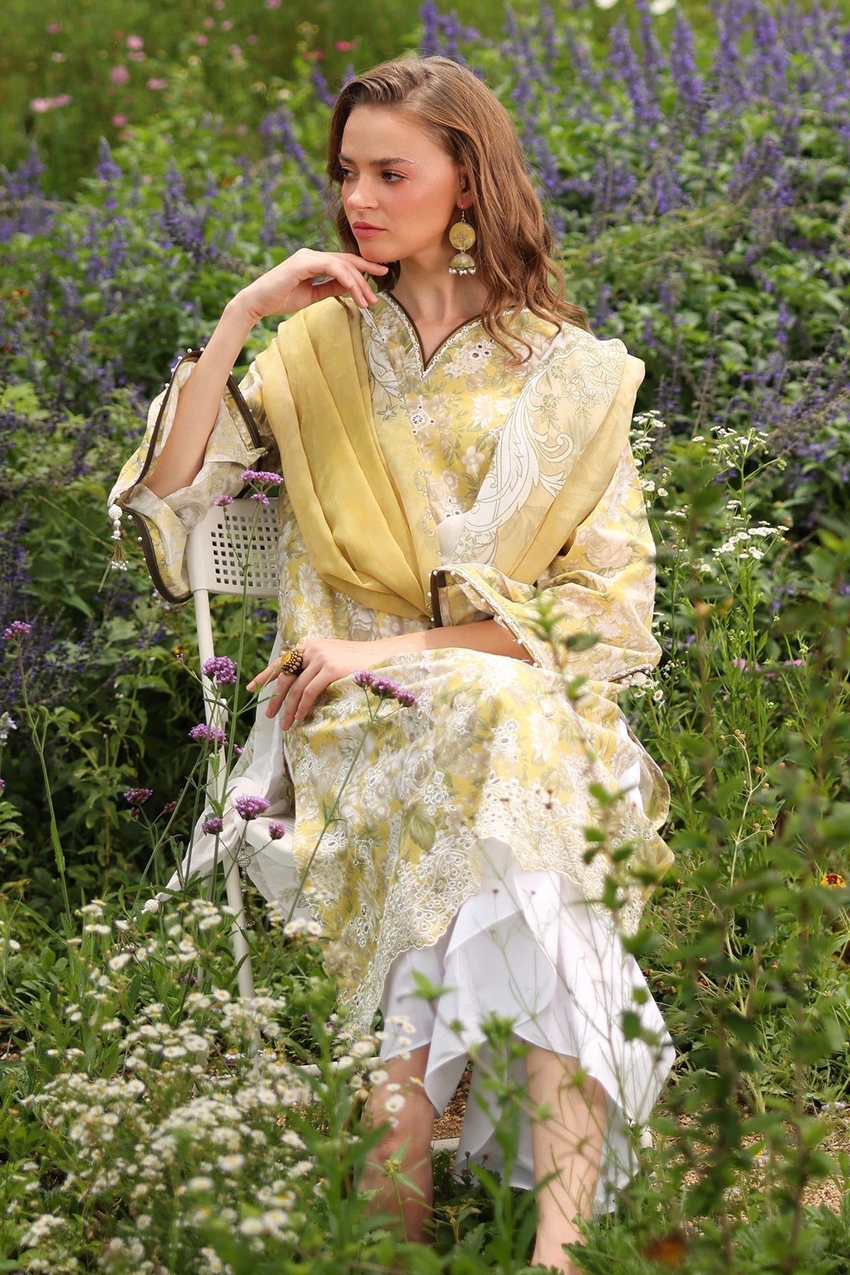 Organza Suit (3-Piece) by Baroque – SF-4229, Photo 5
