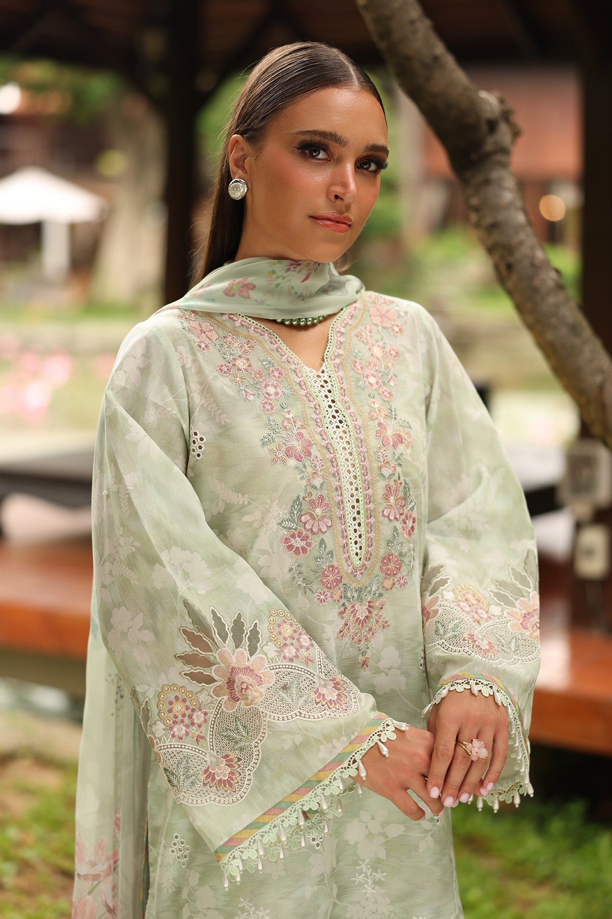 Organza Suit (3-Piece) by Baroque – SF-4249, Photo 2