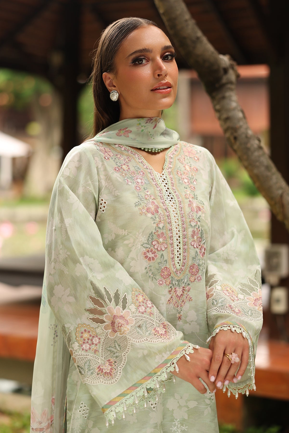 Organza Suit (3-Piece) by Baroque – SF-4249, Photo 4