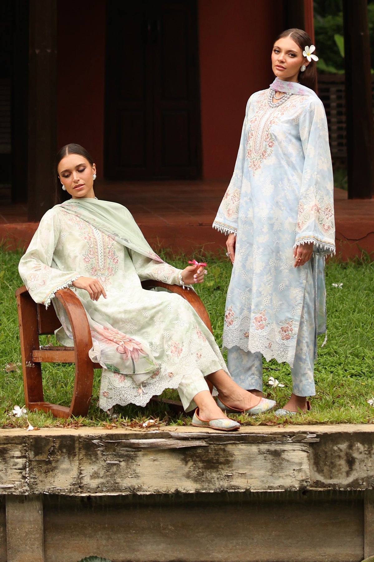 Organza Suit (3-Piece) by Baroque – SF-4249, Photo 8