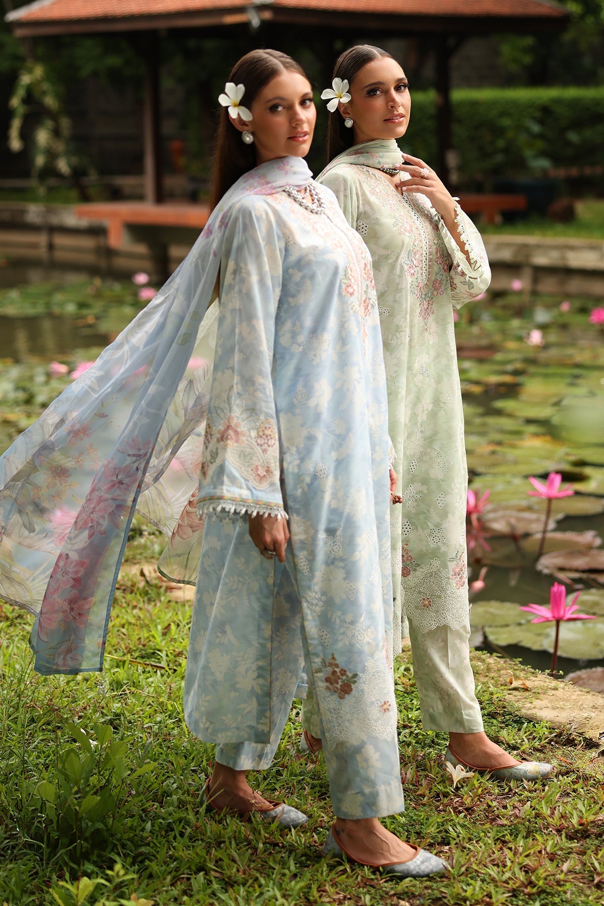 Organza Suit (3-Piece) by Baroque – SF-4249, Photo 10