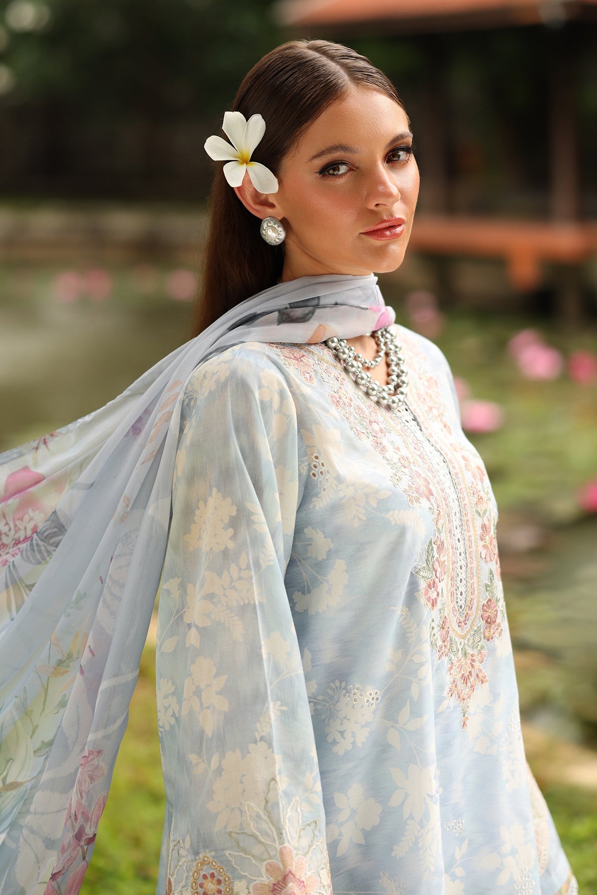 Organza Suit (3-Piece) by Baroque – SF-4250, Photo 2