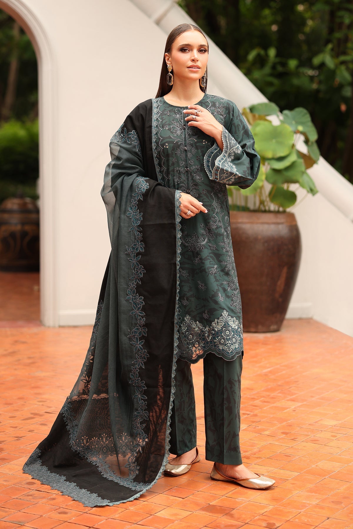 Organza Suit by Baroque – SF-4253