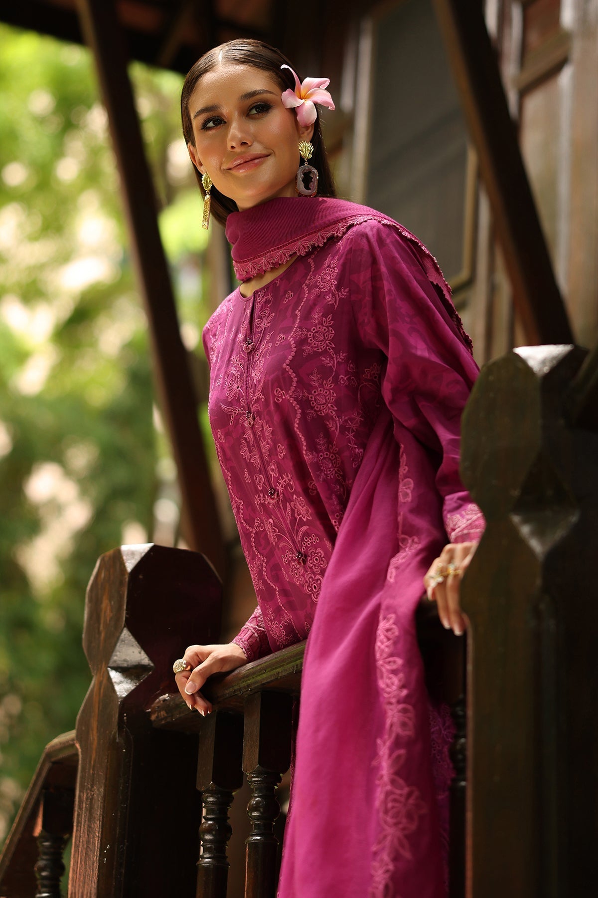 Organza Suit (2-Piece) by Baroque – SF-4254, Photo 4