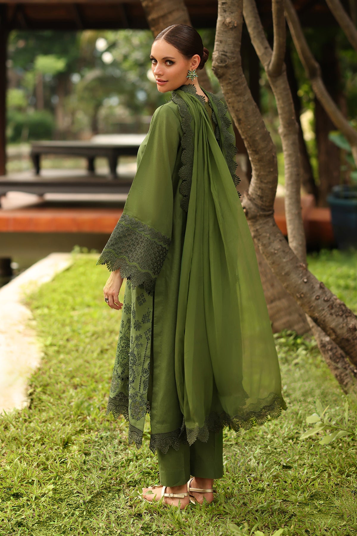 Organza Suit by Baroque – SF-4258, Photo 2