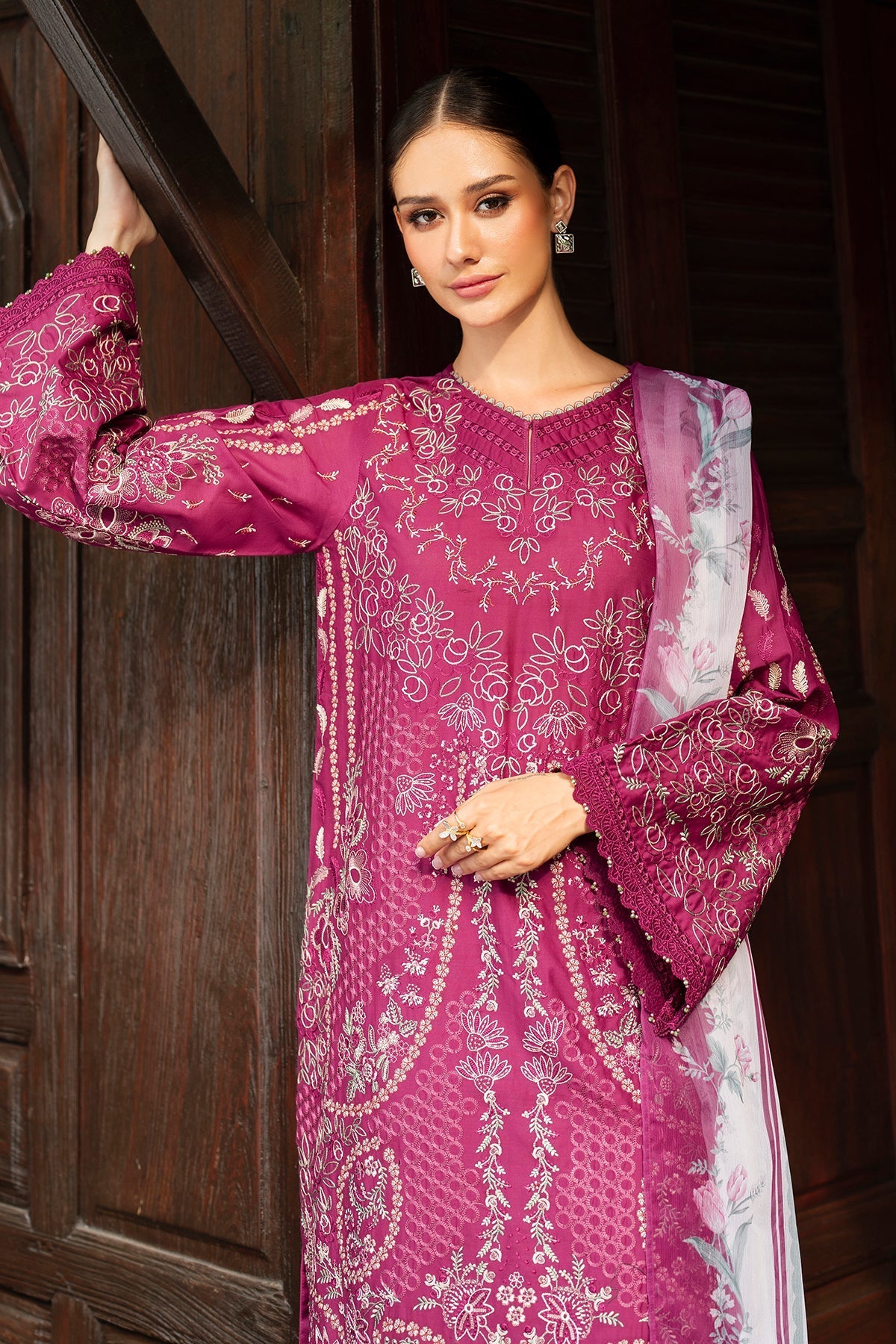 Organza Suit (3-Piece) by Baroque – SF-4263, Photo 5