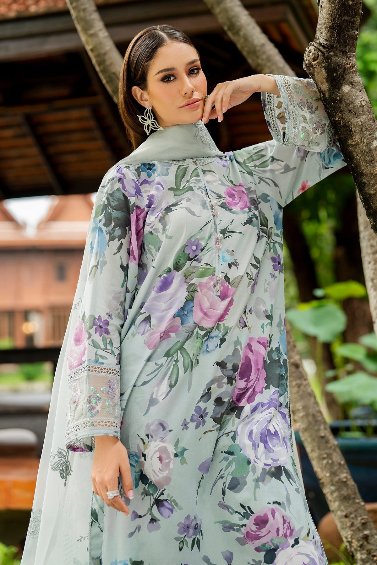 Organza Suit (3-Piece) by Baroque – SF-4268, Photo 8