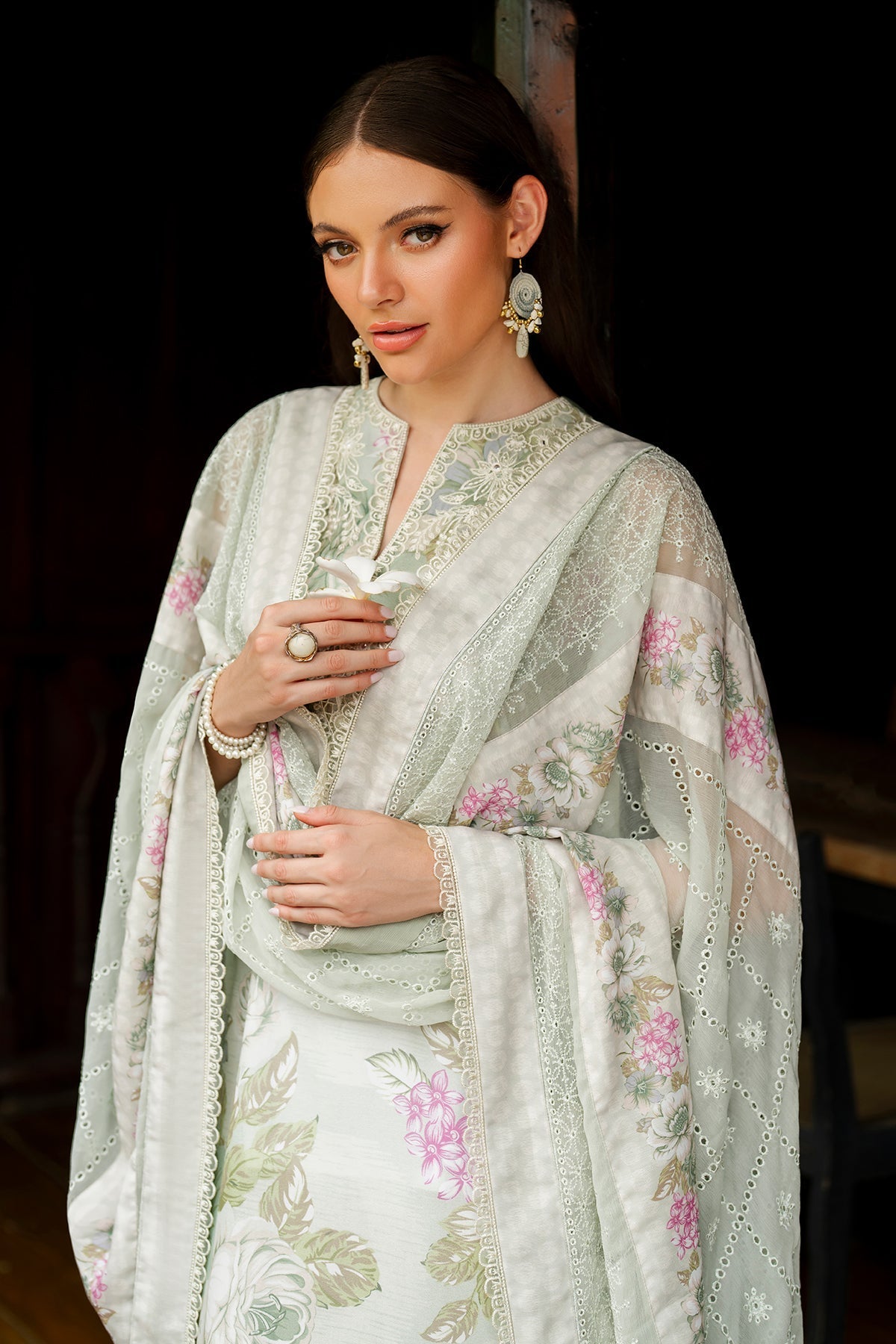 Chiffon Suit (3-Piece) by Baroque – SF-4269, Photo 5