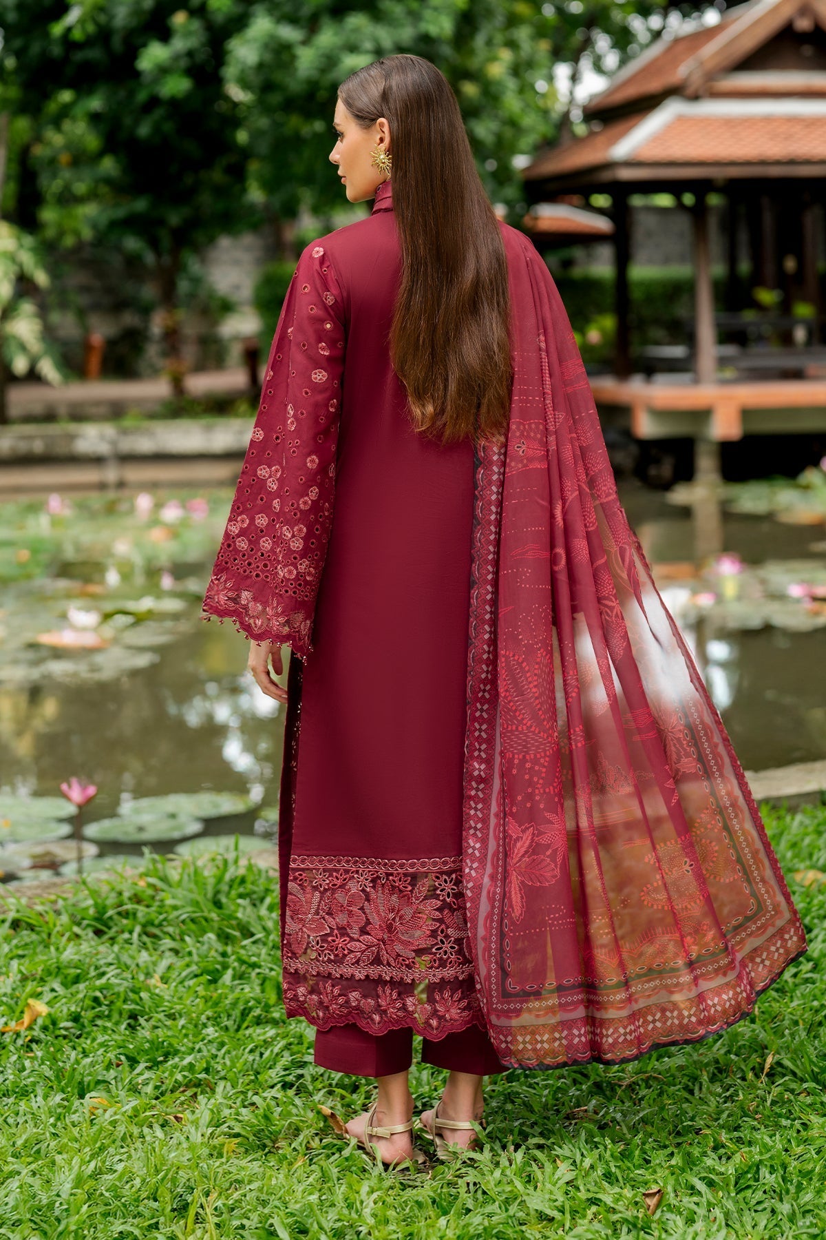 Organza Suit (3-Piece) by Baroque – SF-4271, Photo 2