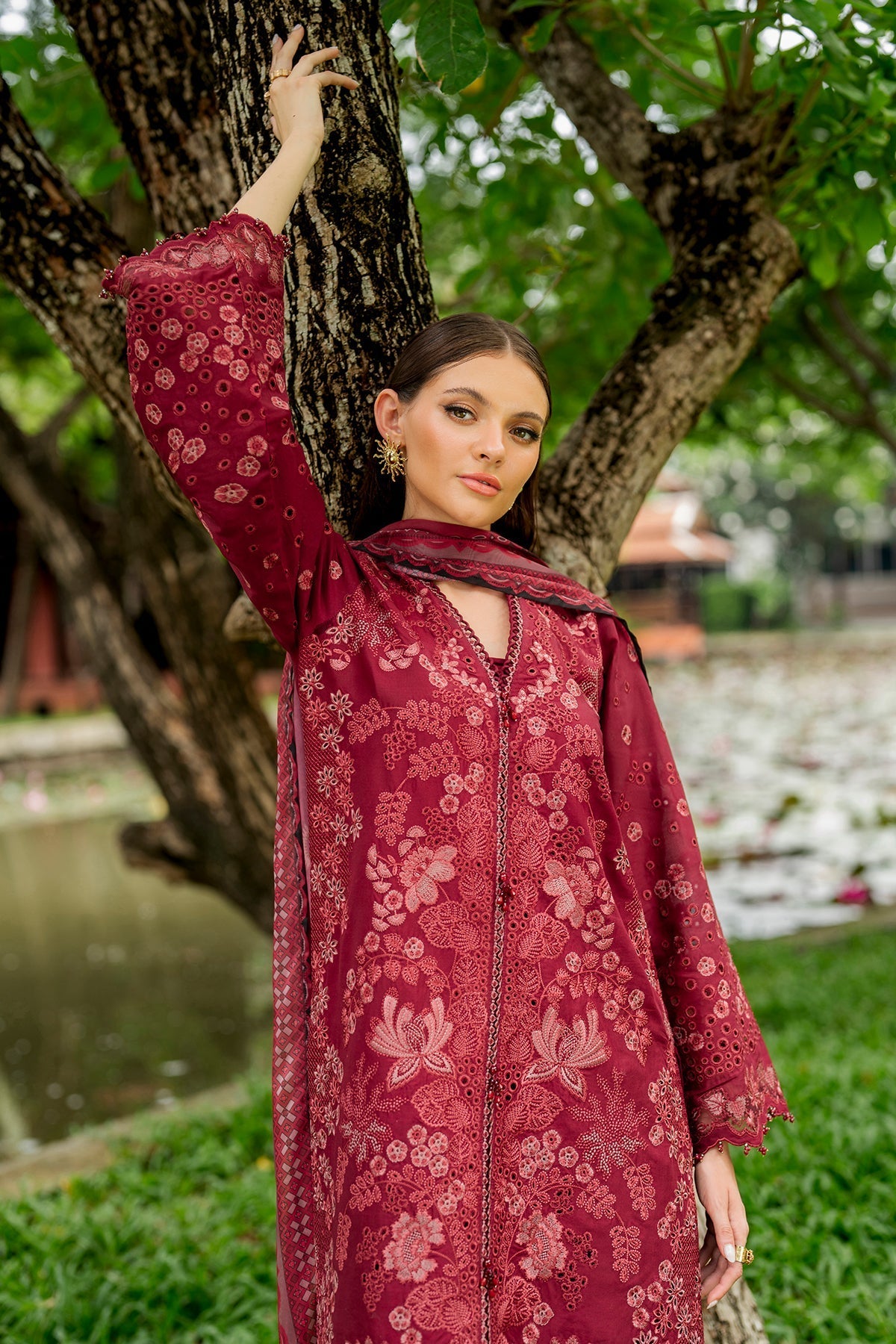 Organza Suit (3-Piece) by Baroque – SF-4271, Photo 7