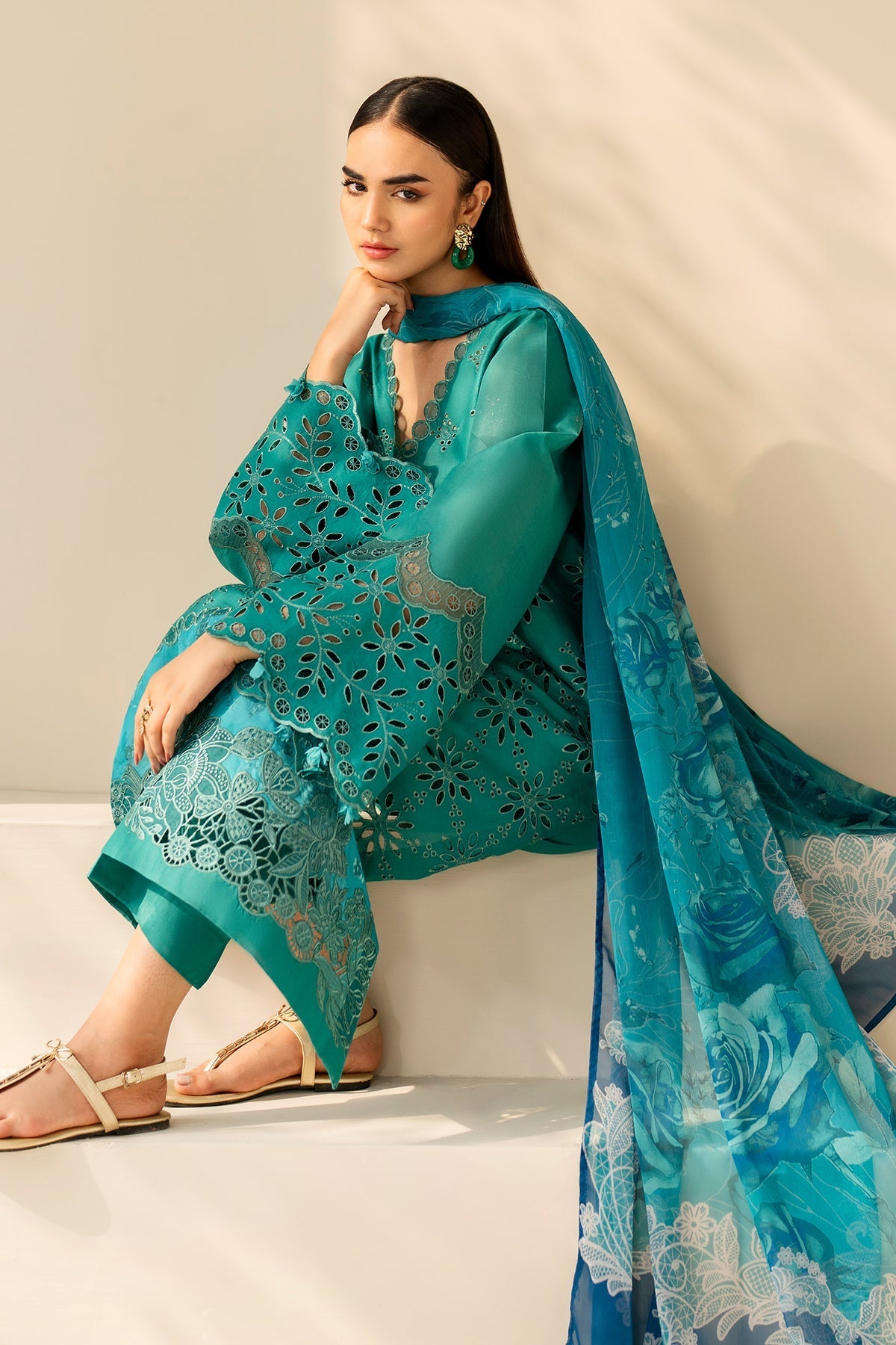 Organza Suit (3-Piece) by Baroque – SF-4275, Photo 6