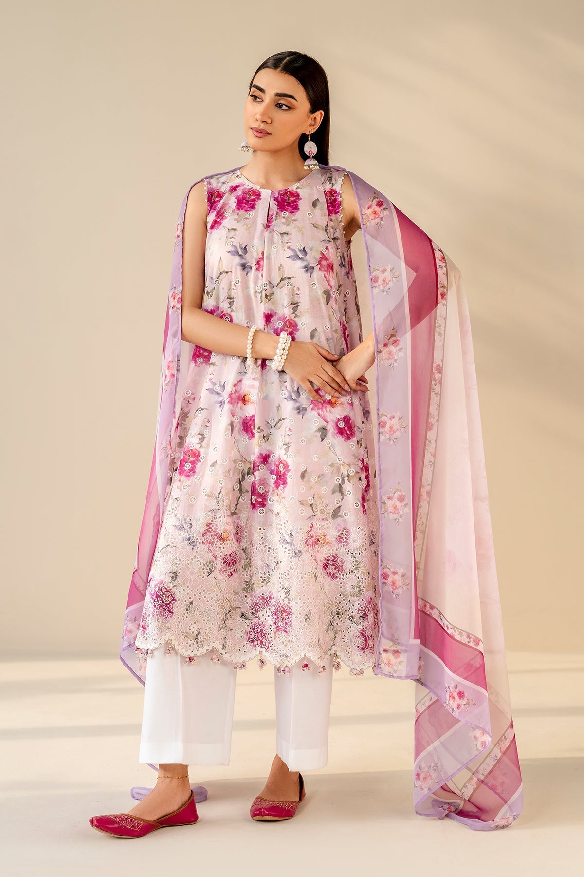 Organza Suit (2-Piece) by Baroque – SF-4276, Photo 6