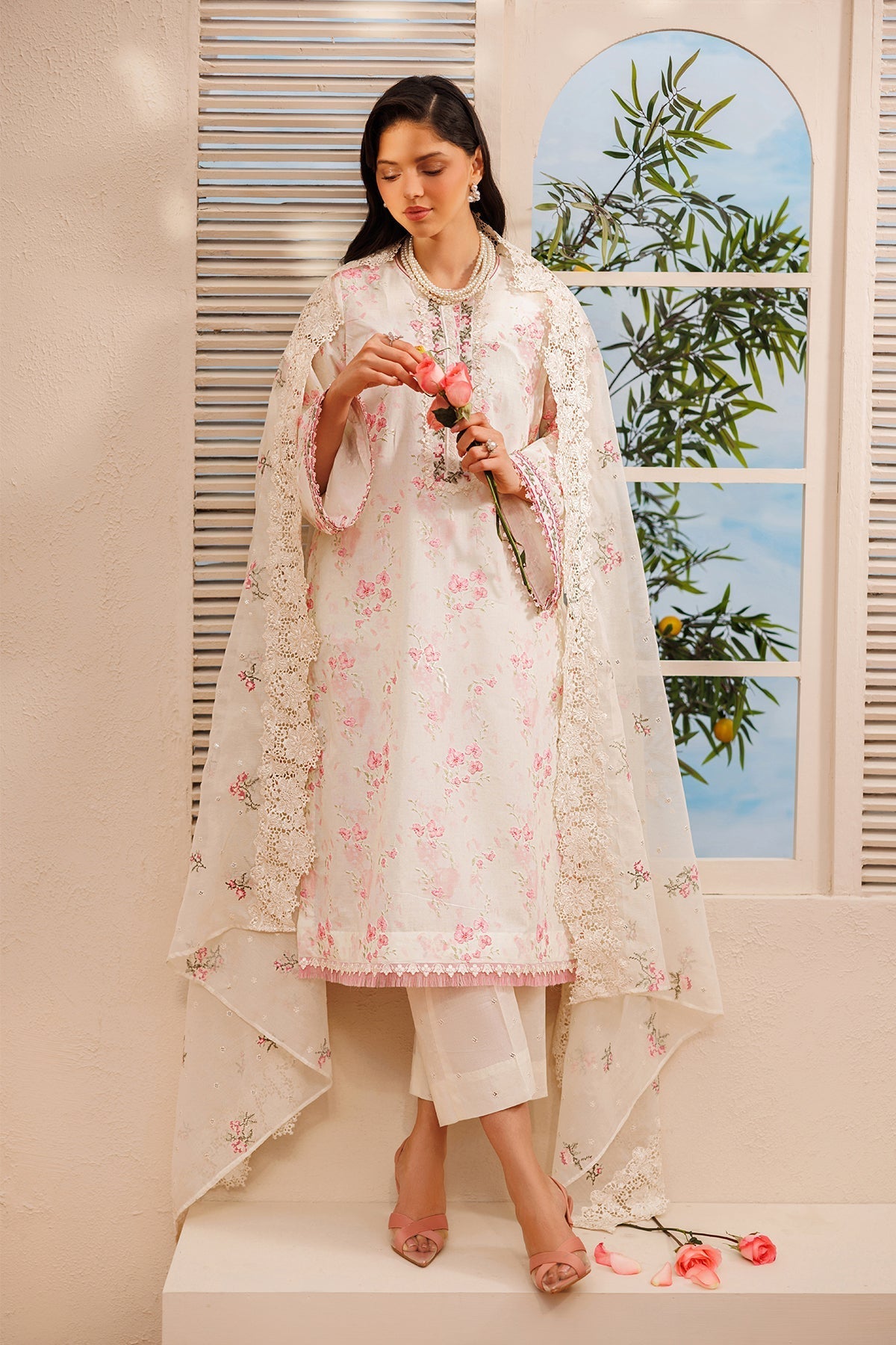 Organza Suit (3-Piece) by Baroque – SF-4392, Photo 9