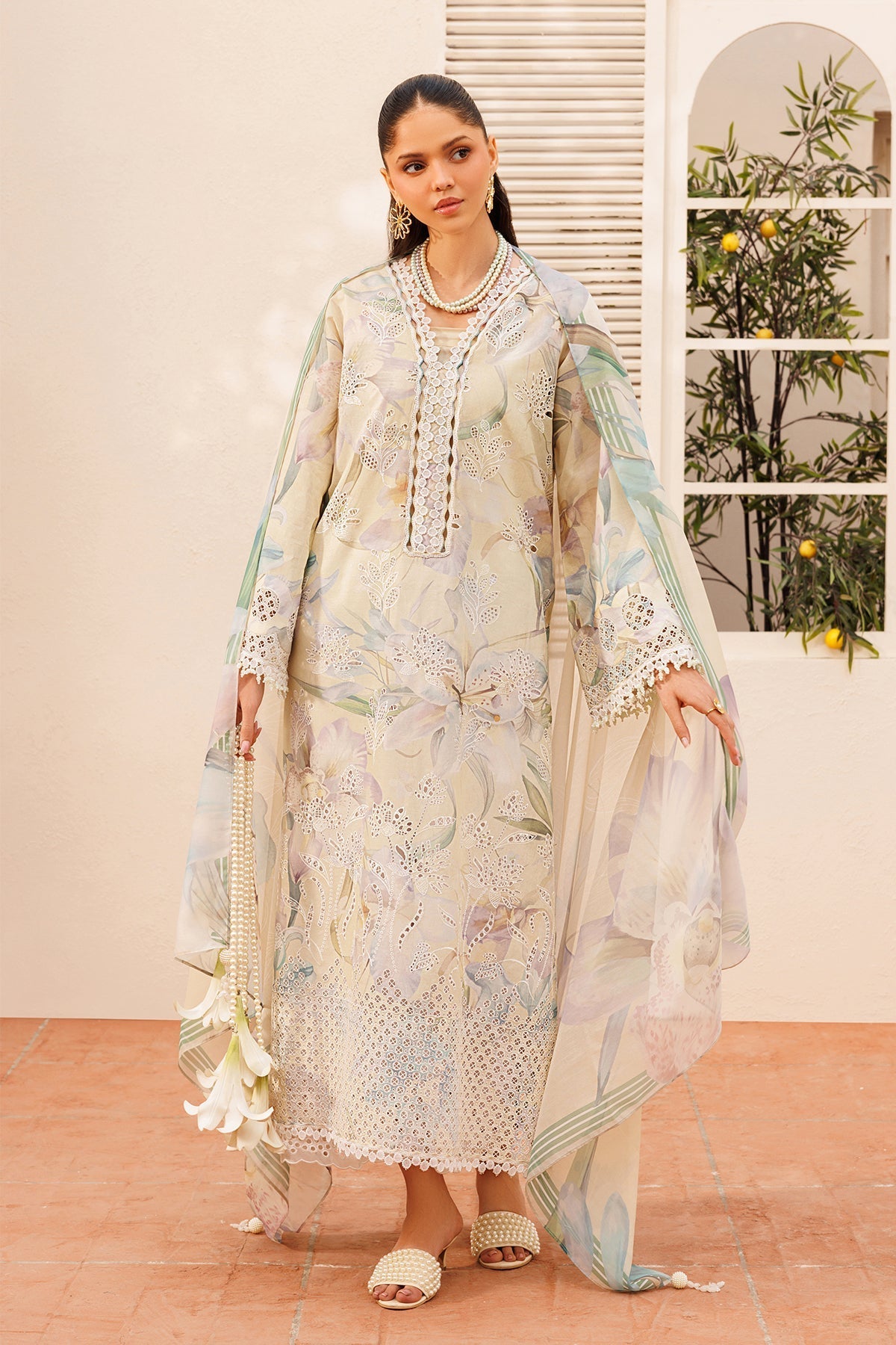 Organza Suit (3-Piece) by Baroque – SF-4396, Photo 5