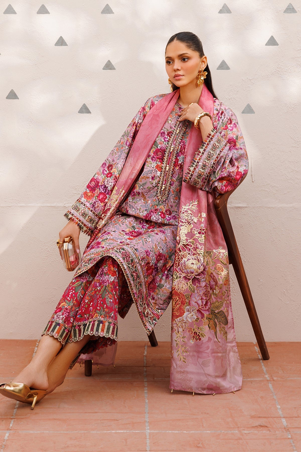 Organza Suit (3-Piece) by Baroque – SF-4398, Photo 7