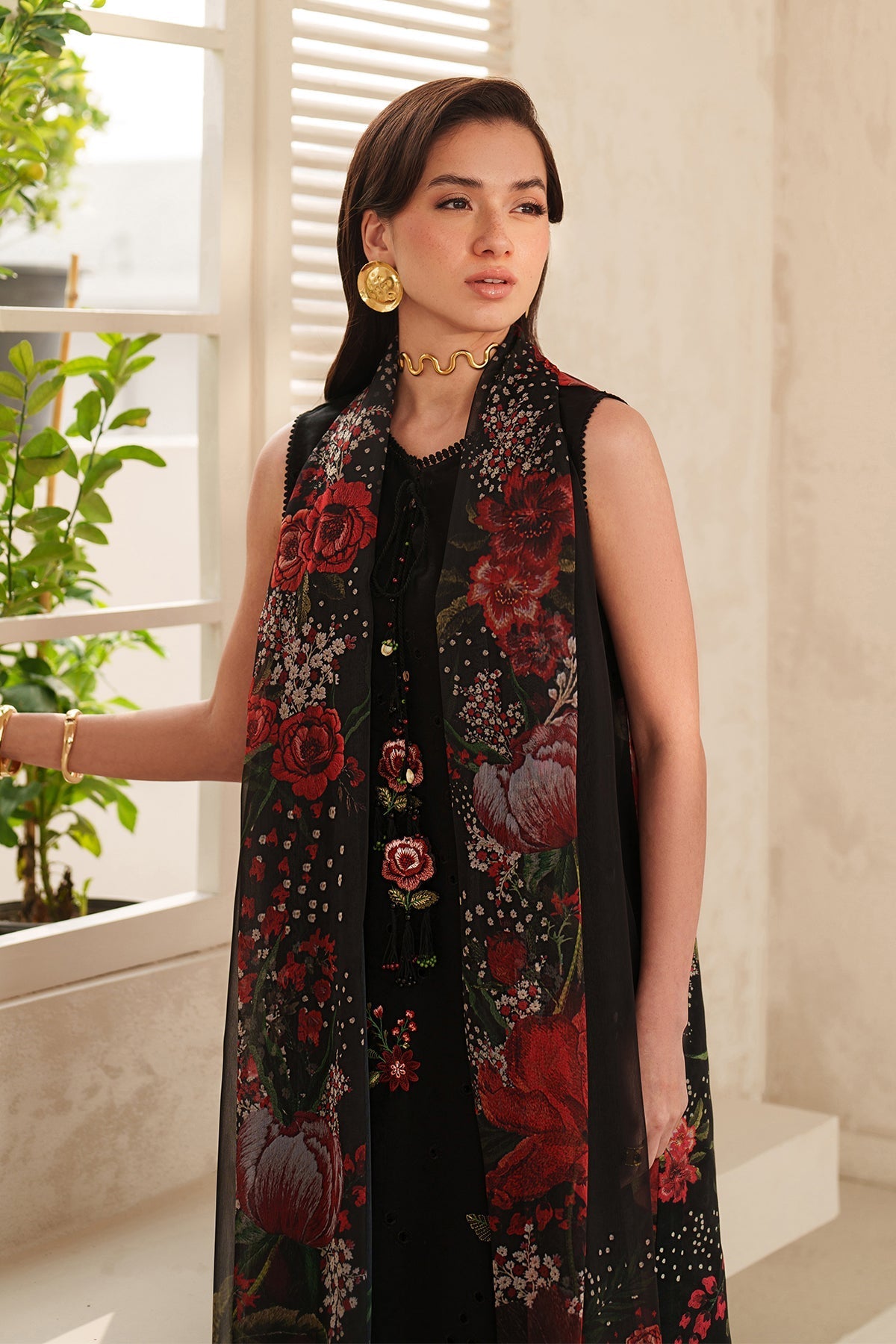Organza Suit (3-Piece) by Baroque – SF-4399, Photo 4