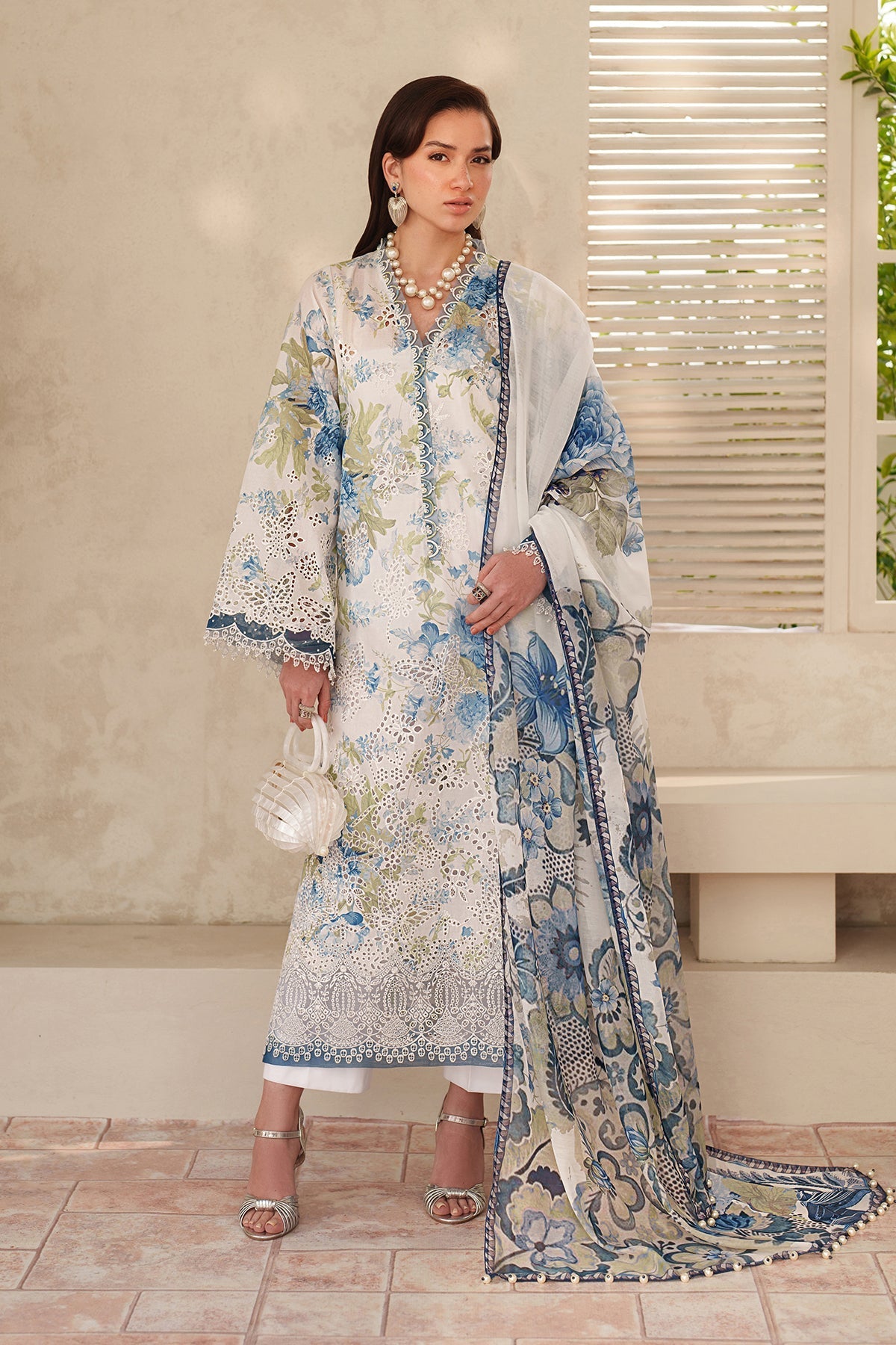 Organza Suit (3-Piece) by Baroque – SF-4401