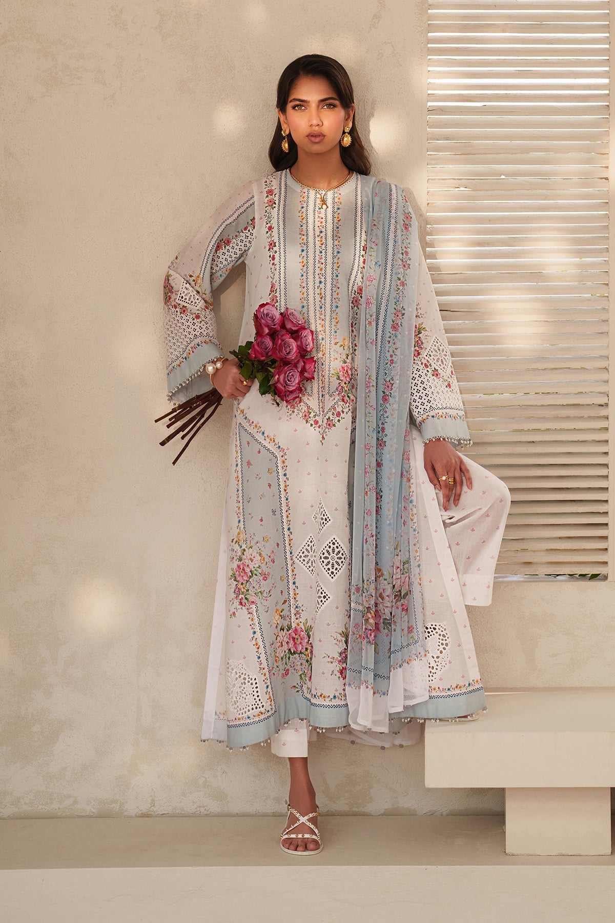 Organza Suit (3-Piece) by Baroque – SF-4402, Photo 7