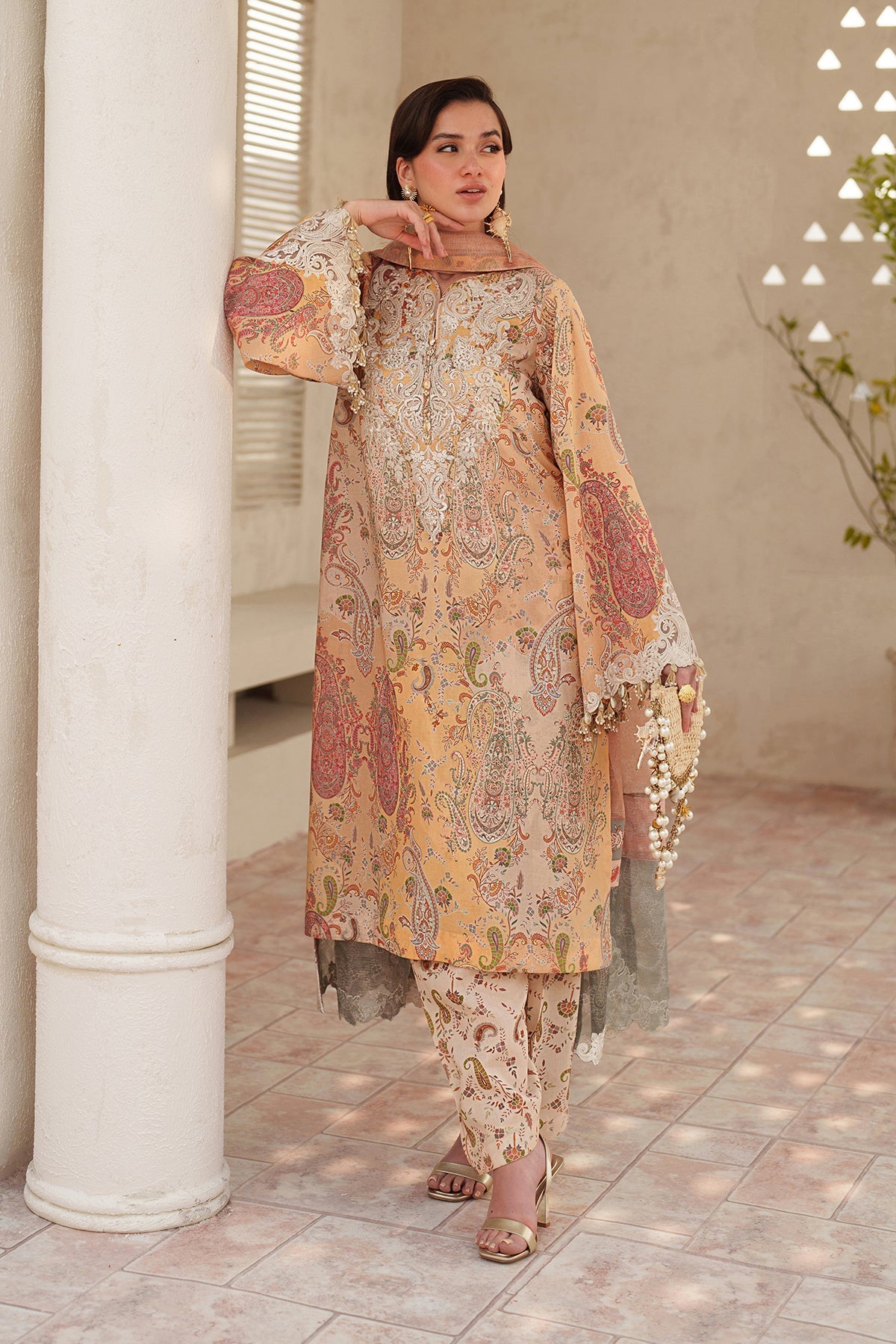 Organza Suit (3-Piece) by Baroque – SF-4403, Photo 8