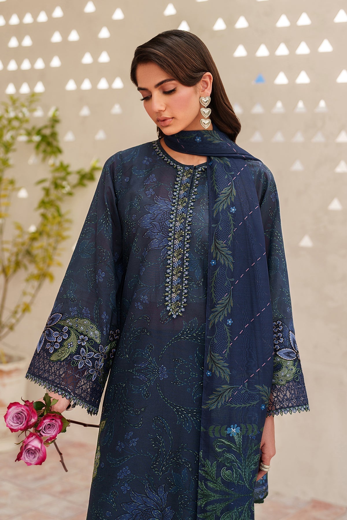 Organza Suit (3-Piece) by Baroque – SF-4404, Photo 8