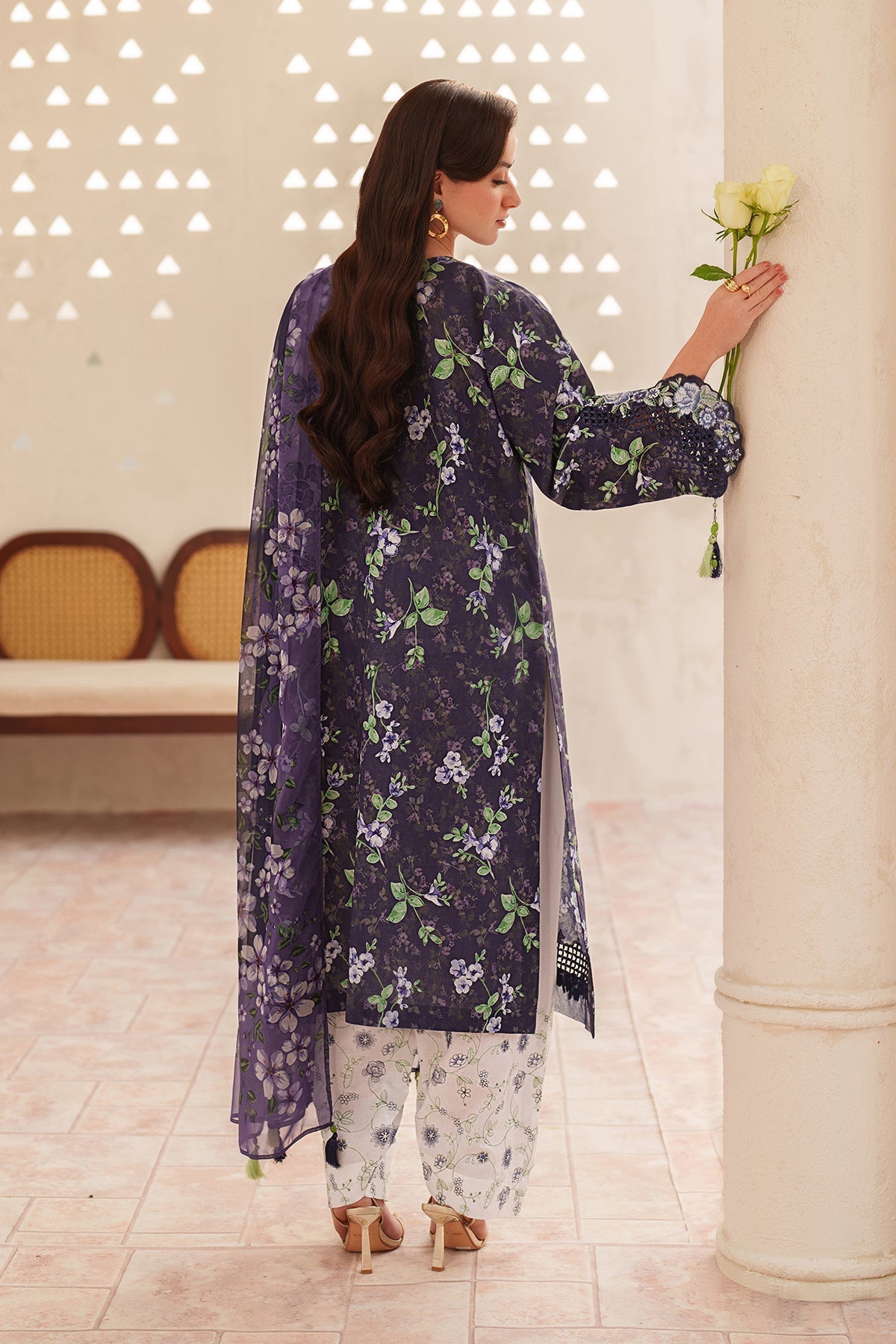 Organza Suit (3-Piece) by Baroque – SF-4405, Photo 2