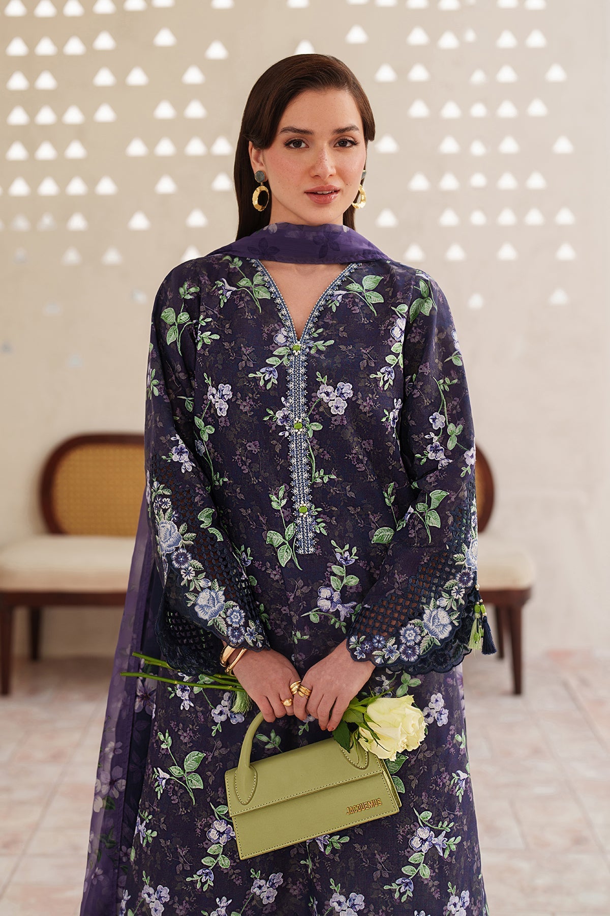 Organza Suit (3-Piece) by Baroque – SF-4405, Photo 5