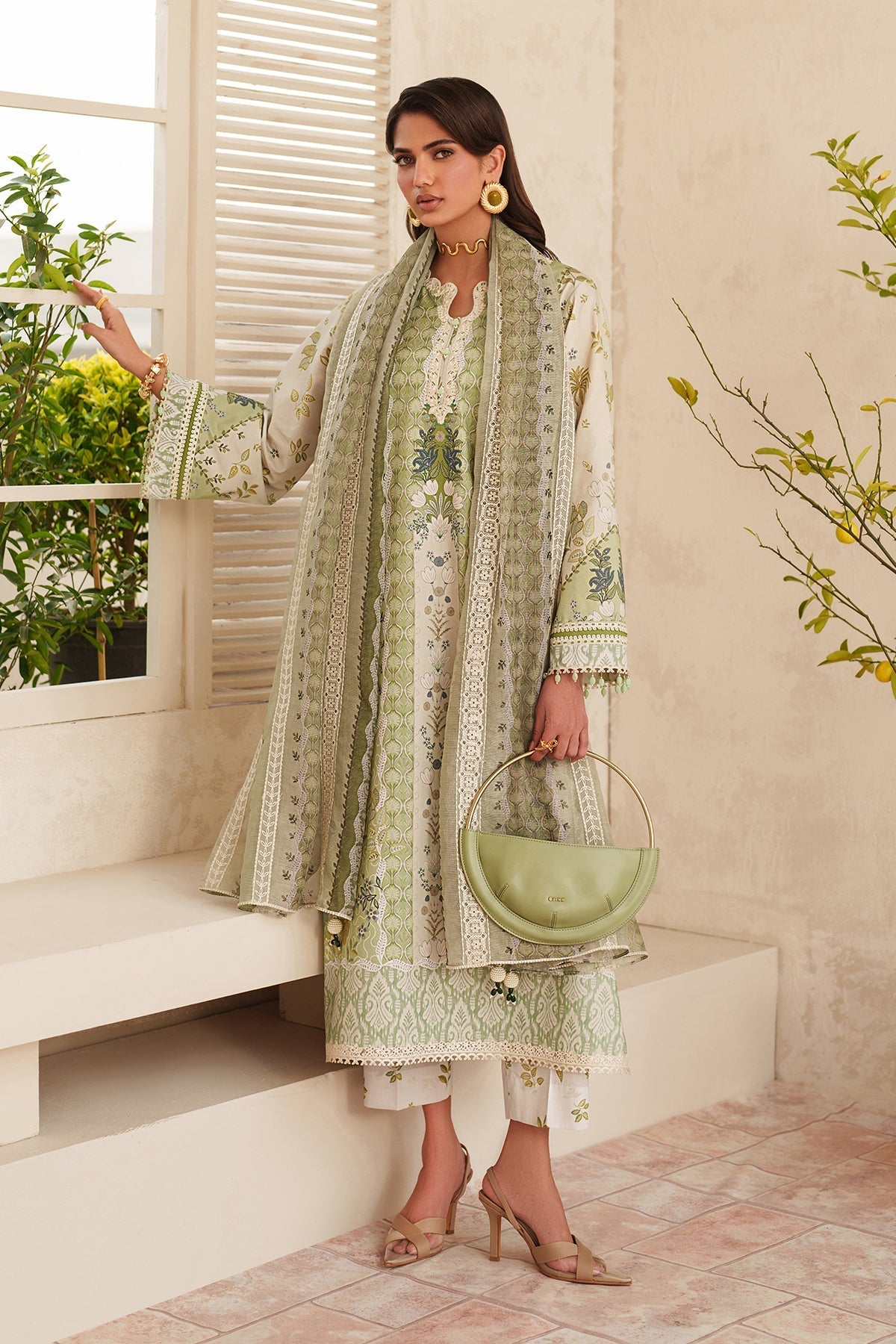 Organza Suit (3-Piece) by Baroque – SF-4406