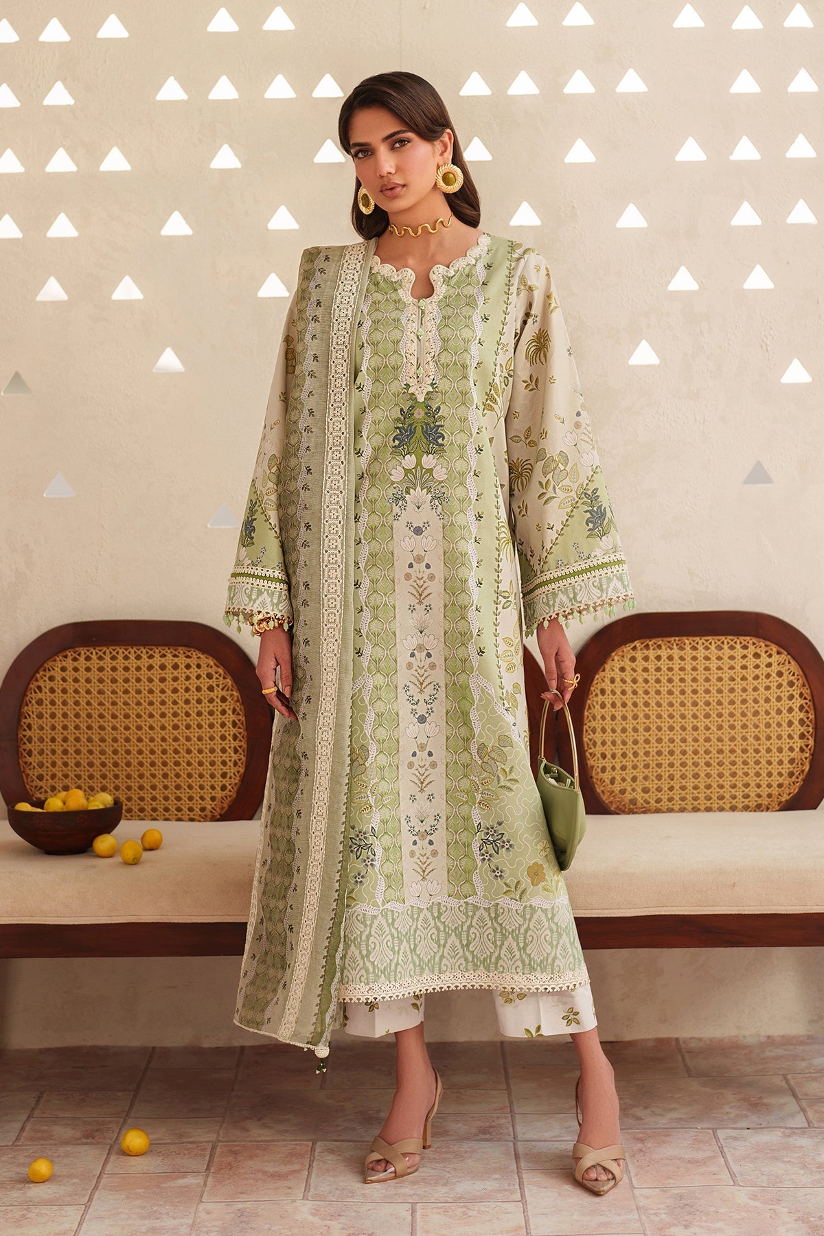 Organza Suit (3-Piece) by Baroque – SF-4406, Photo 6