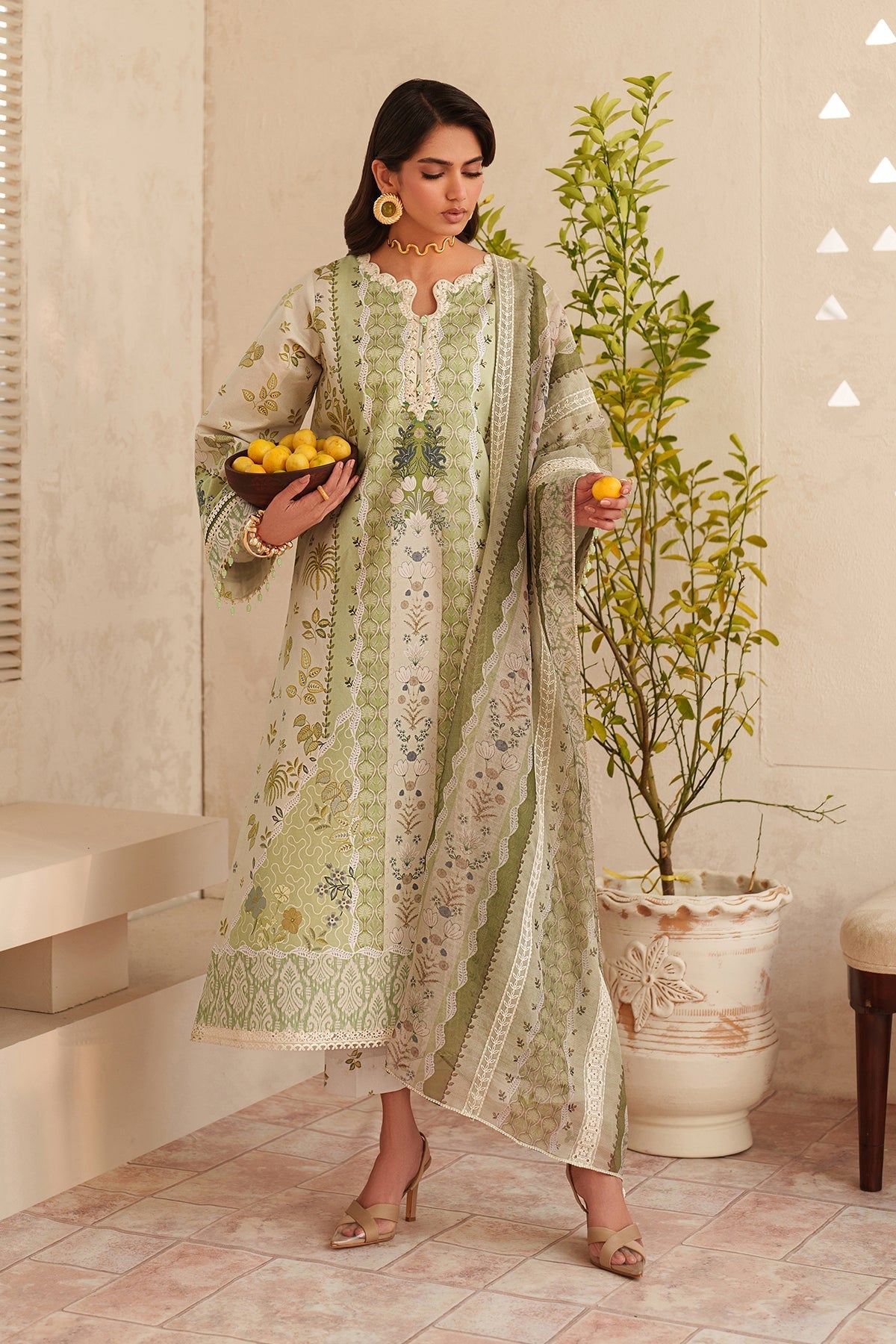Organza Suit (3-Piece) by Baroque – SF-4406, Photo 8