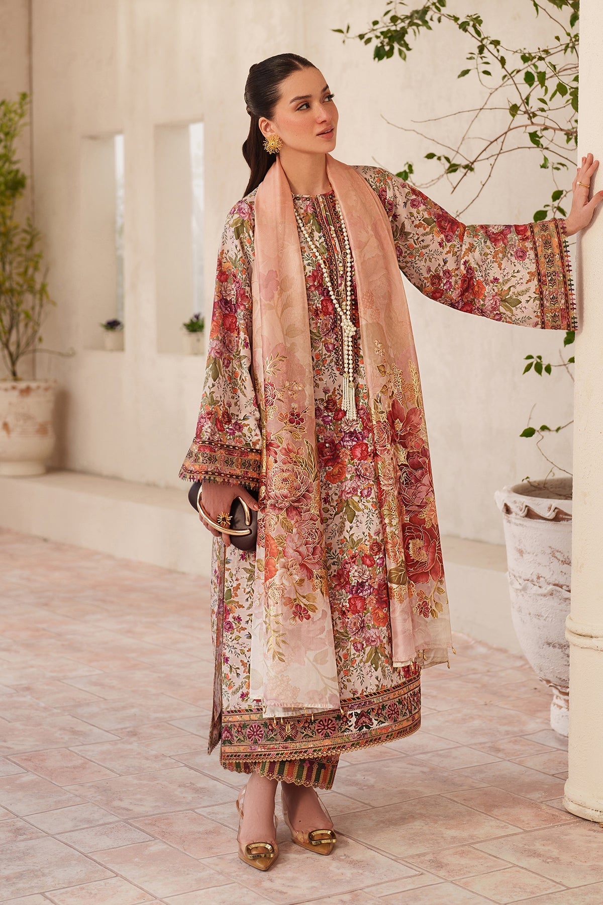 Organza Suit (3-Piece) by Baroque – SF-4407, Photo 10
