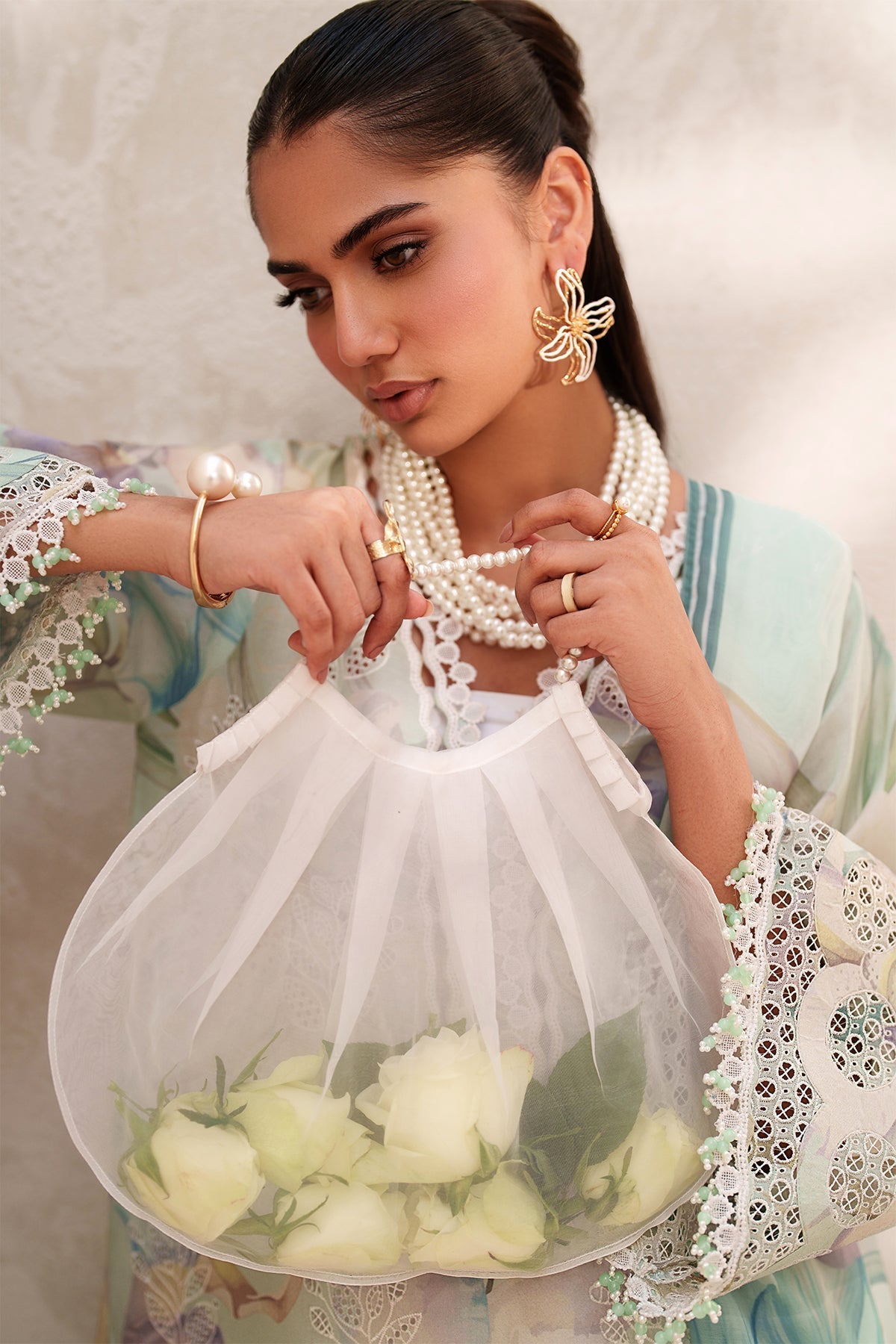Organza Suit (3-Piece) by Baroque – SF-4410, Photo 8