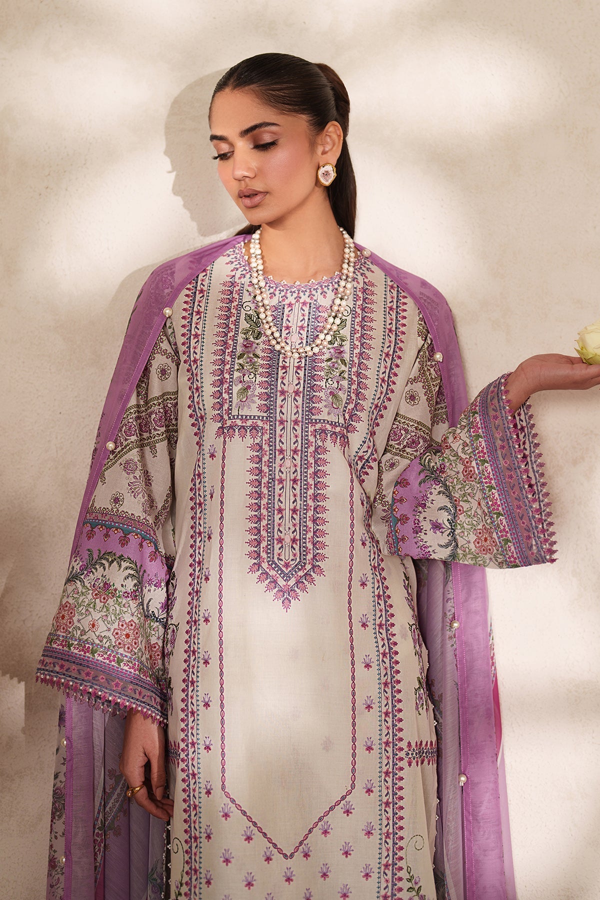 Organza Suit (3-Piece) by Baroque – SF-4411, Photo 5