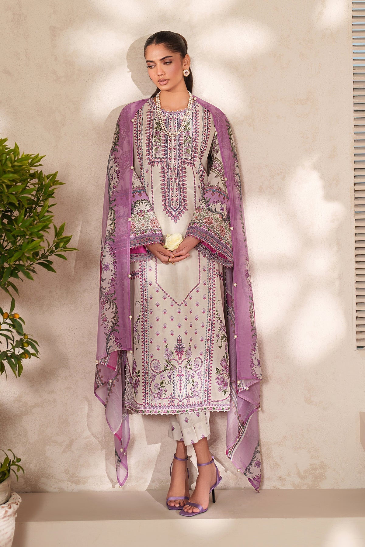 Organza Suit (3-Piece) by Baroque – SF-4411, Photo 6