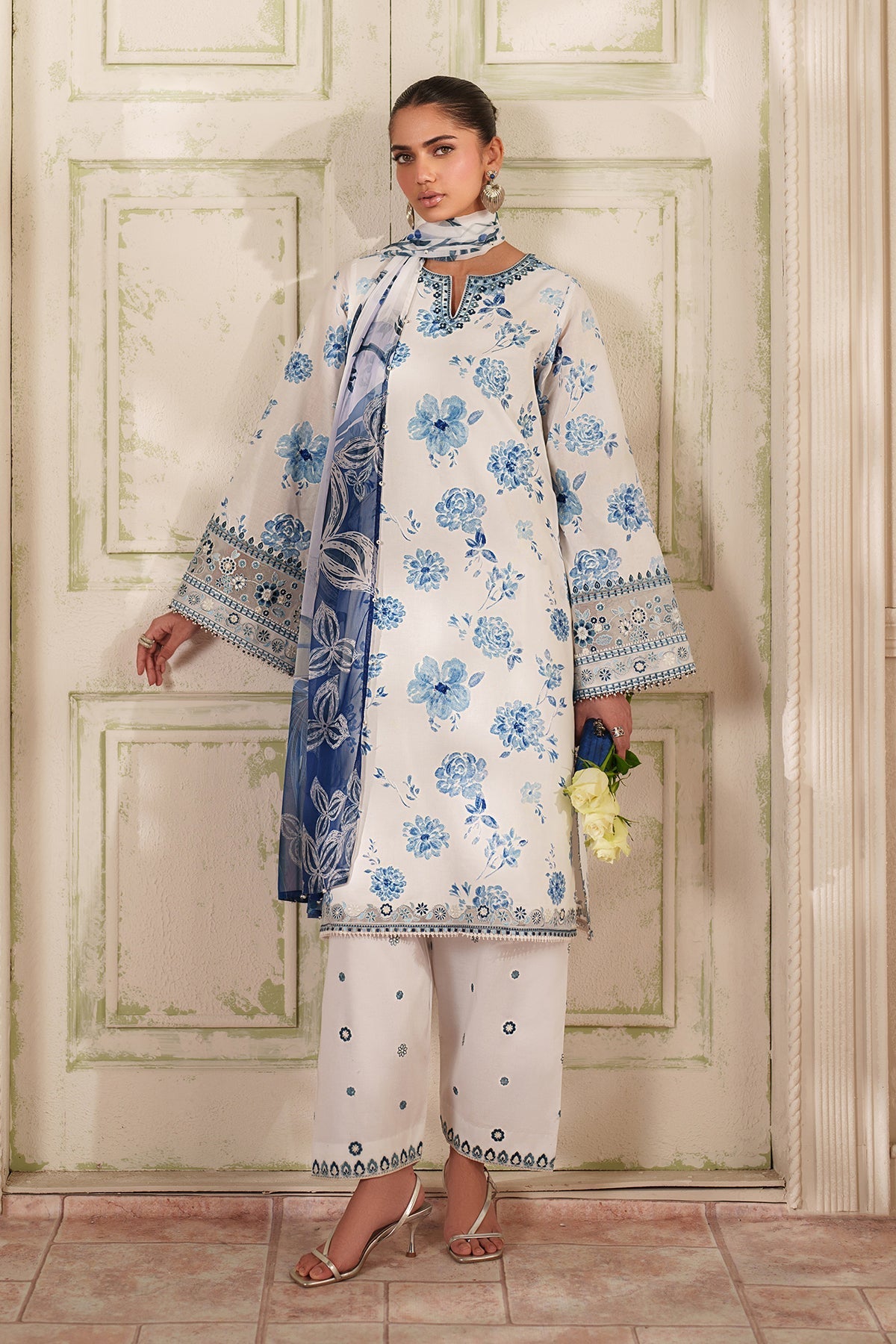 Organza Suit (3-Piece) by Baroque – SF-4413