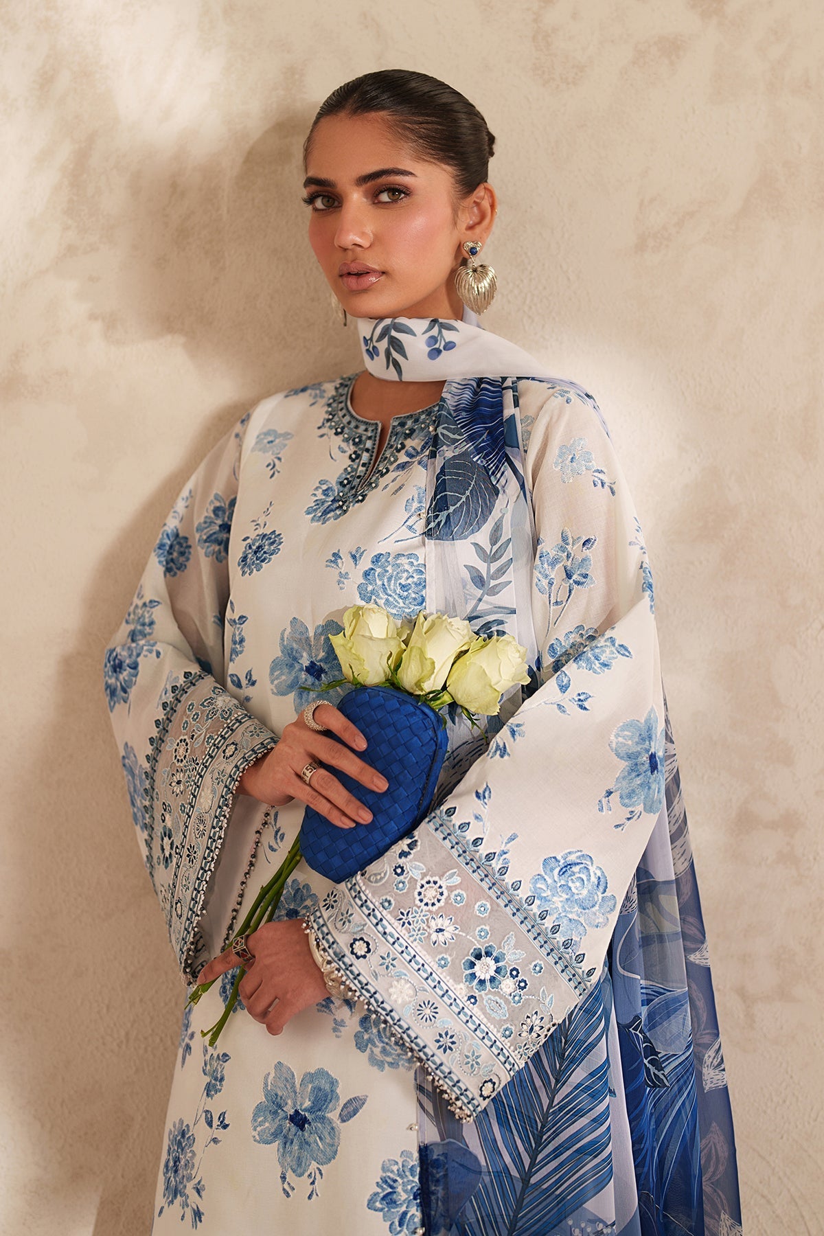 Organza Suit (3-Piece) by Baroque – SF-4413, Photo 3