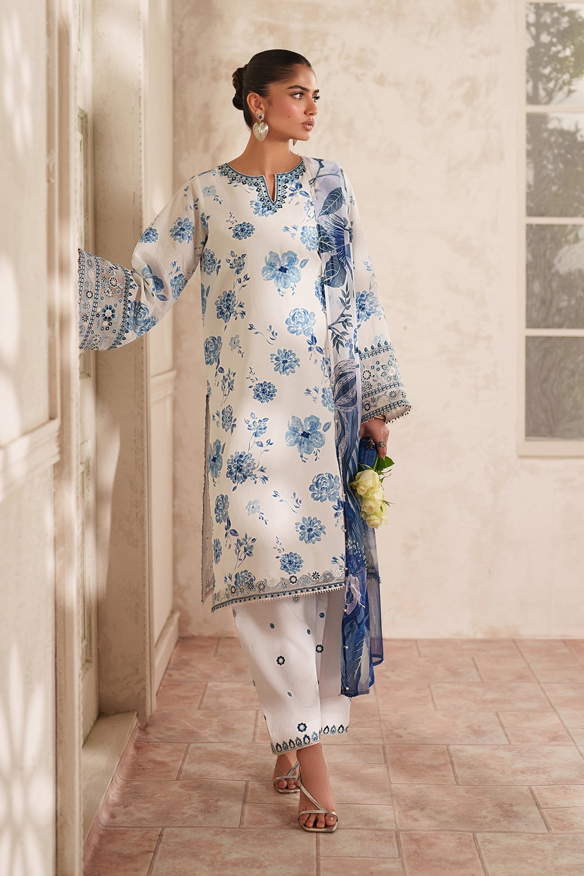 Organza Suit (3-Piece) by Baroque – SF-4413, Photo 8