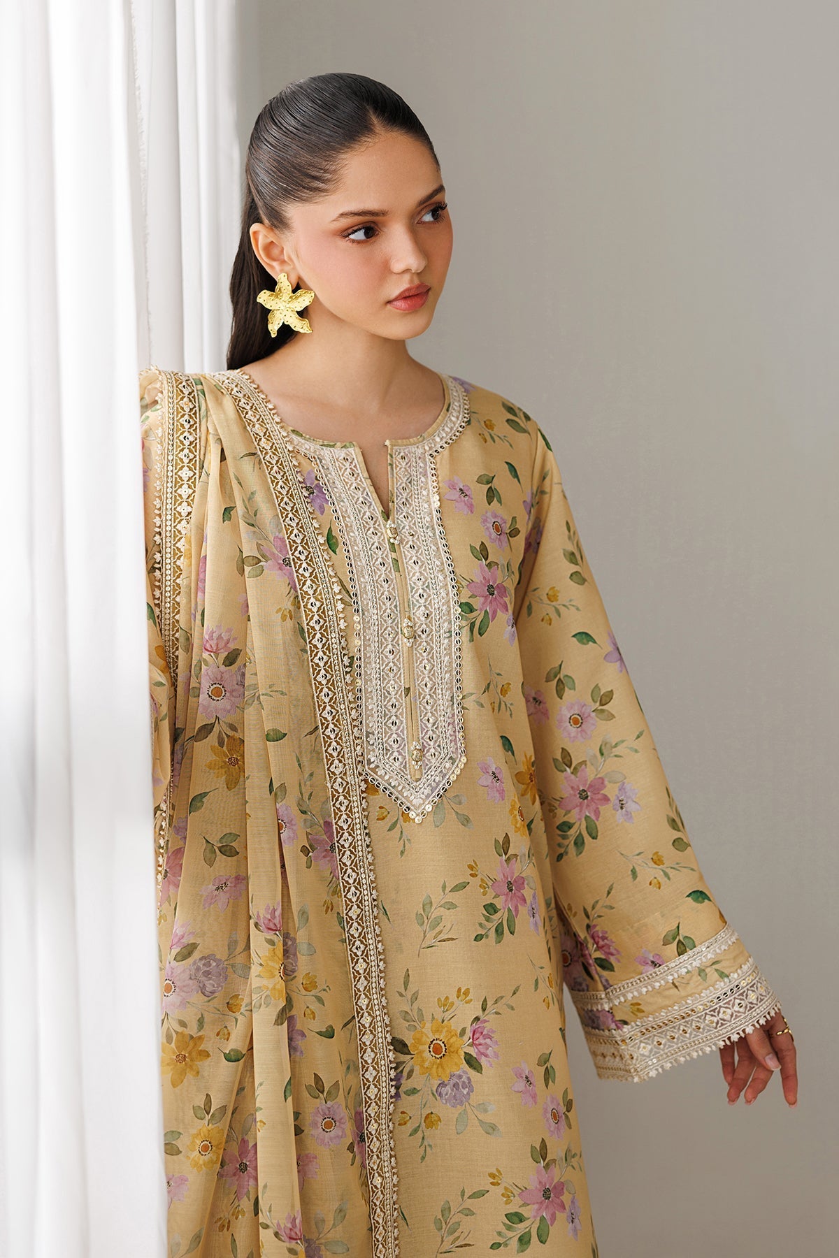 Organza Suit (3-Piece) by Baroque – SF-4416, Photo 8
