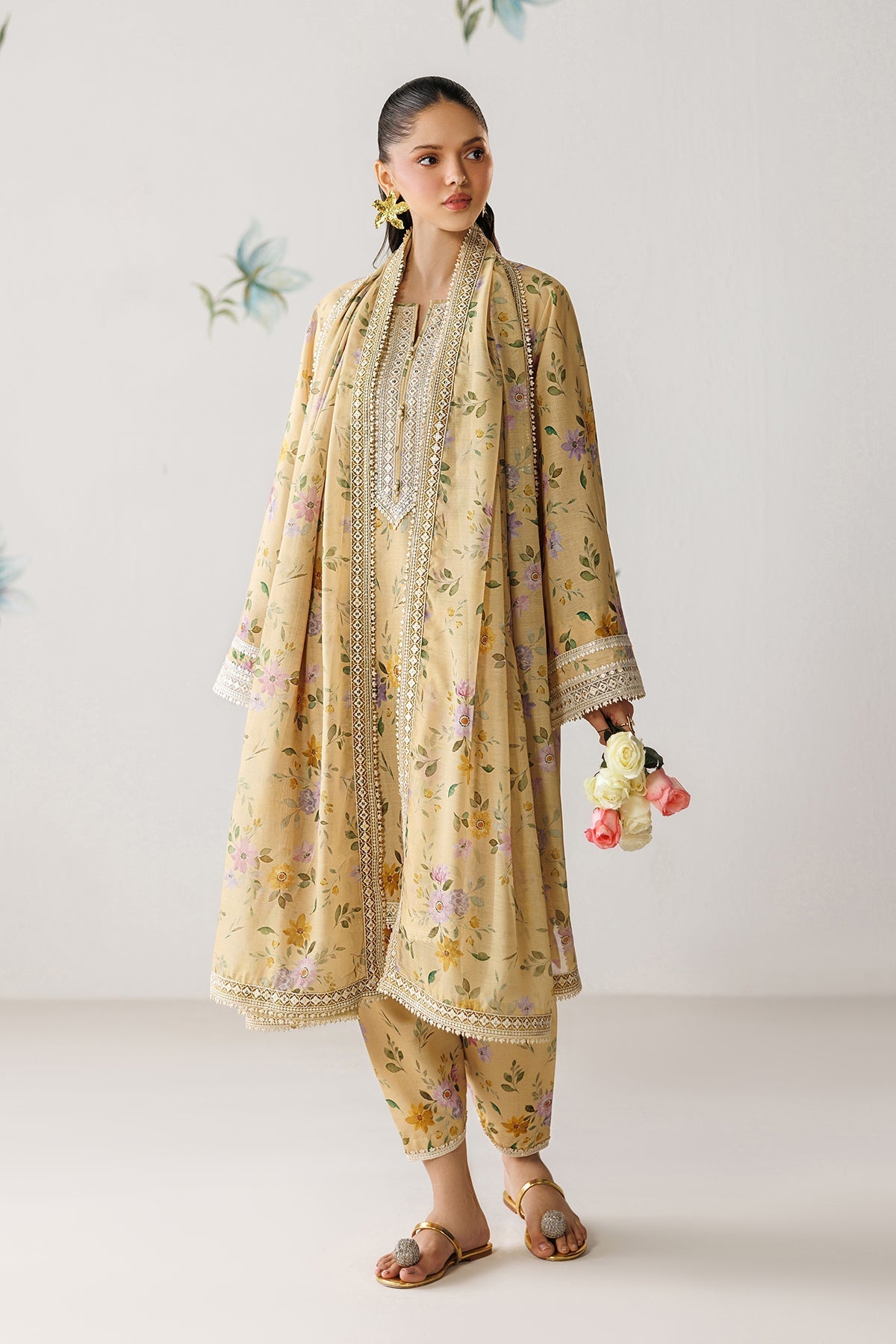 Organza Suit (3-Piece) by Baroque – SF-4416, Photo 9