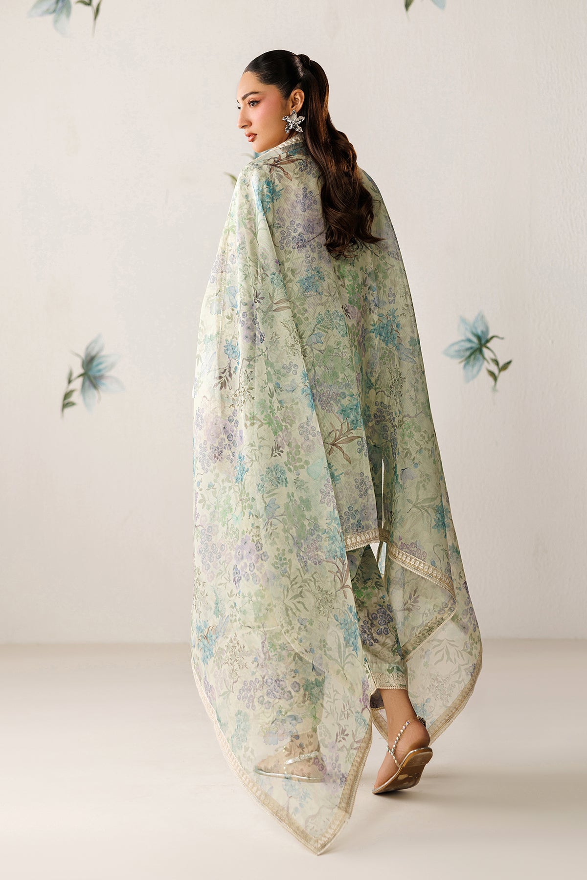 Organza Suit (3-Piece) by Baroque – SF-4417, Photo 2