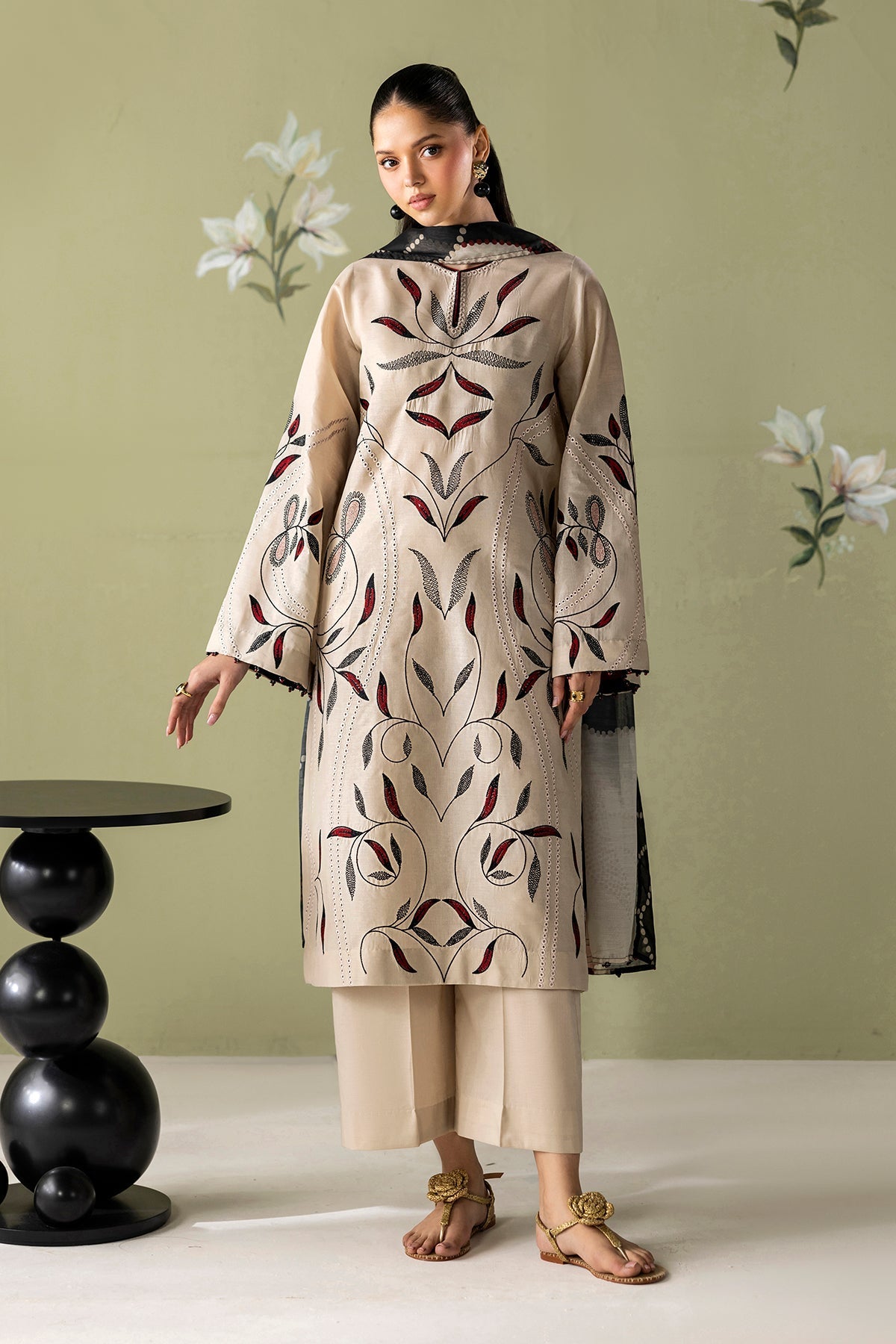 Cotton Suit (3-Piece) by Baroque – SF-4418