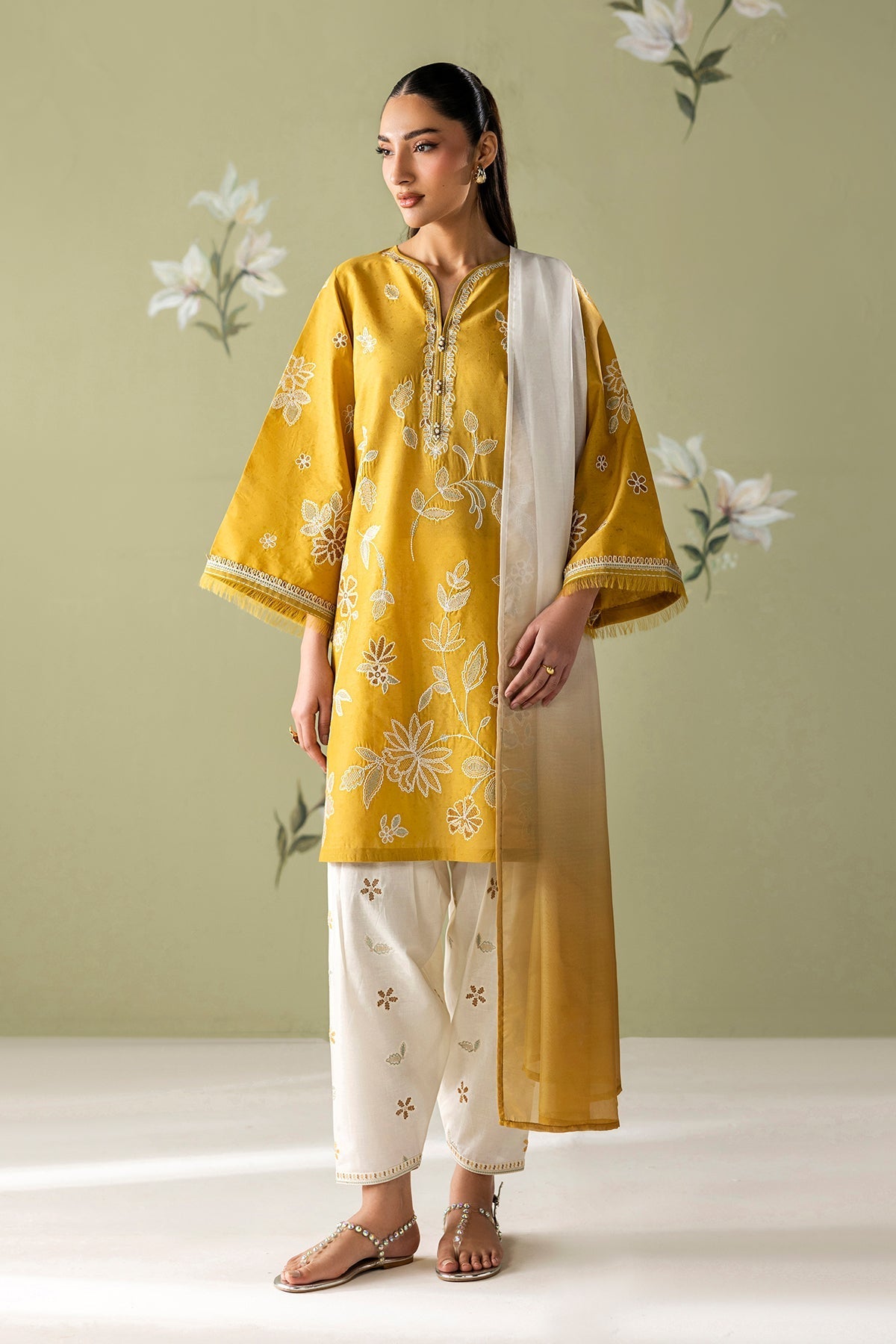 Jacquard Suit (3-Piece) by Baroque – SF-4419