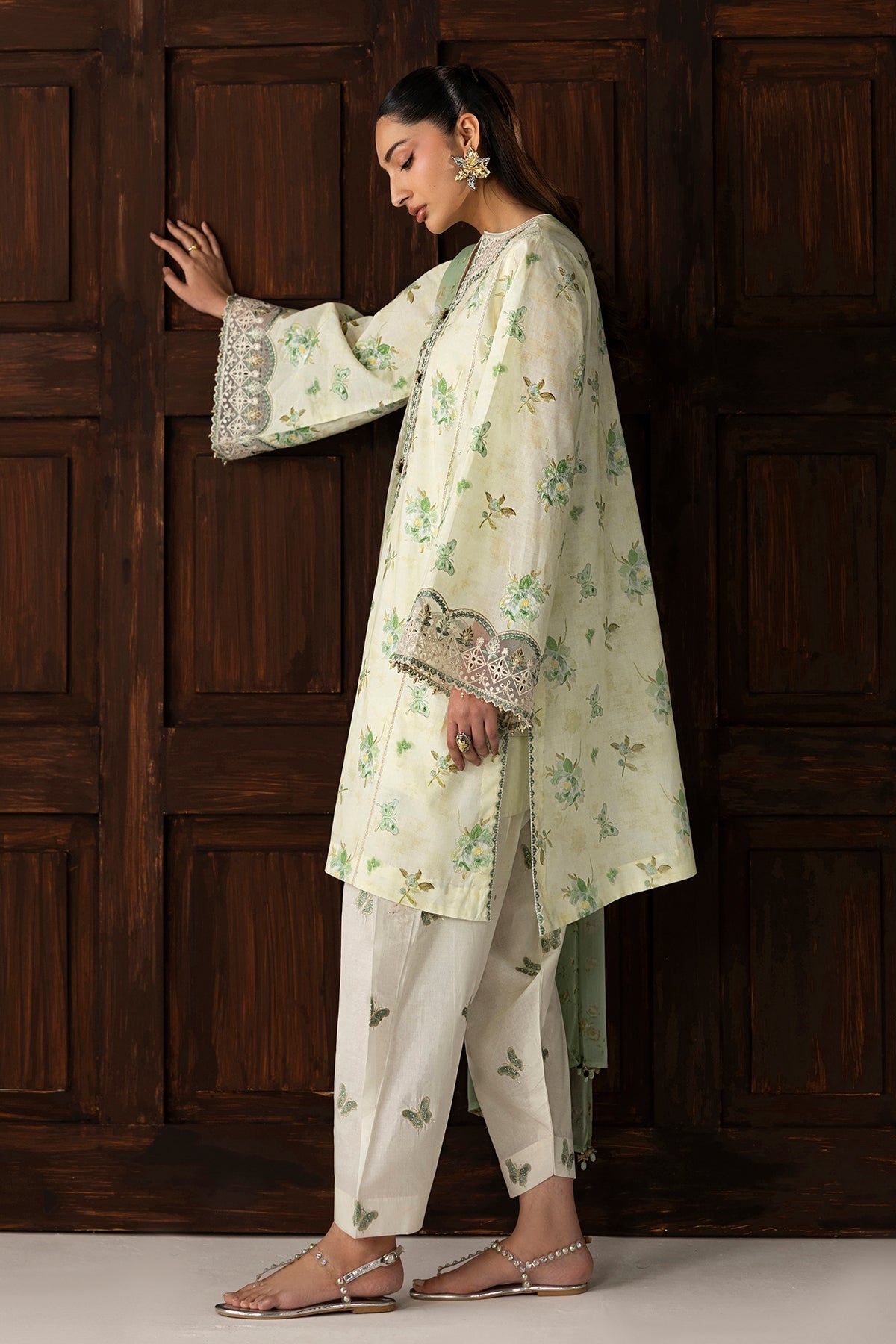 Organza Suit (3-Piece) by Baroque – SF-4420, Photo 5