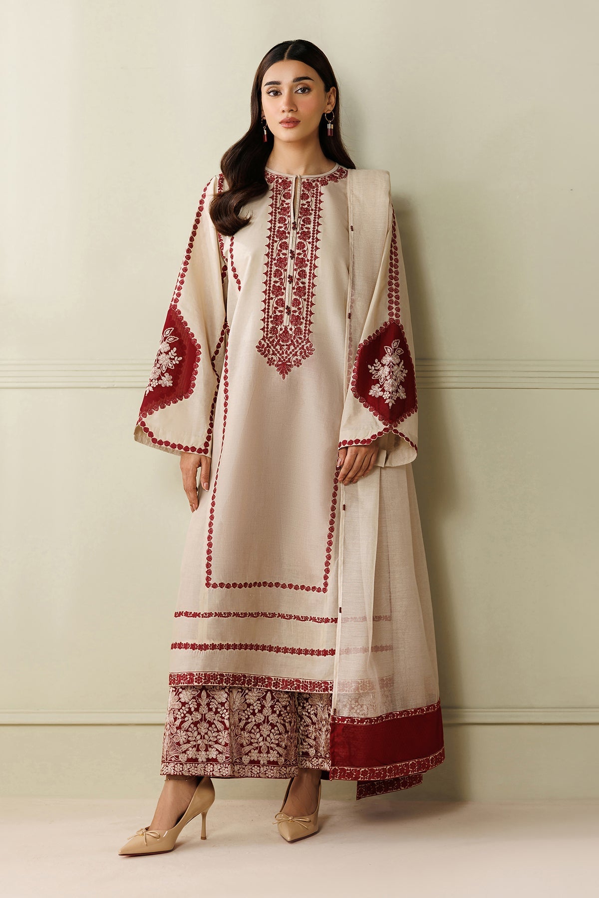 Cotton Suit (3-Piece) by Baroque – SF-4421