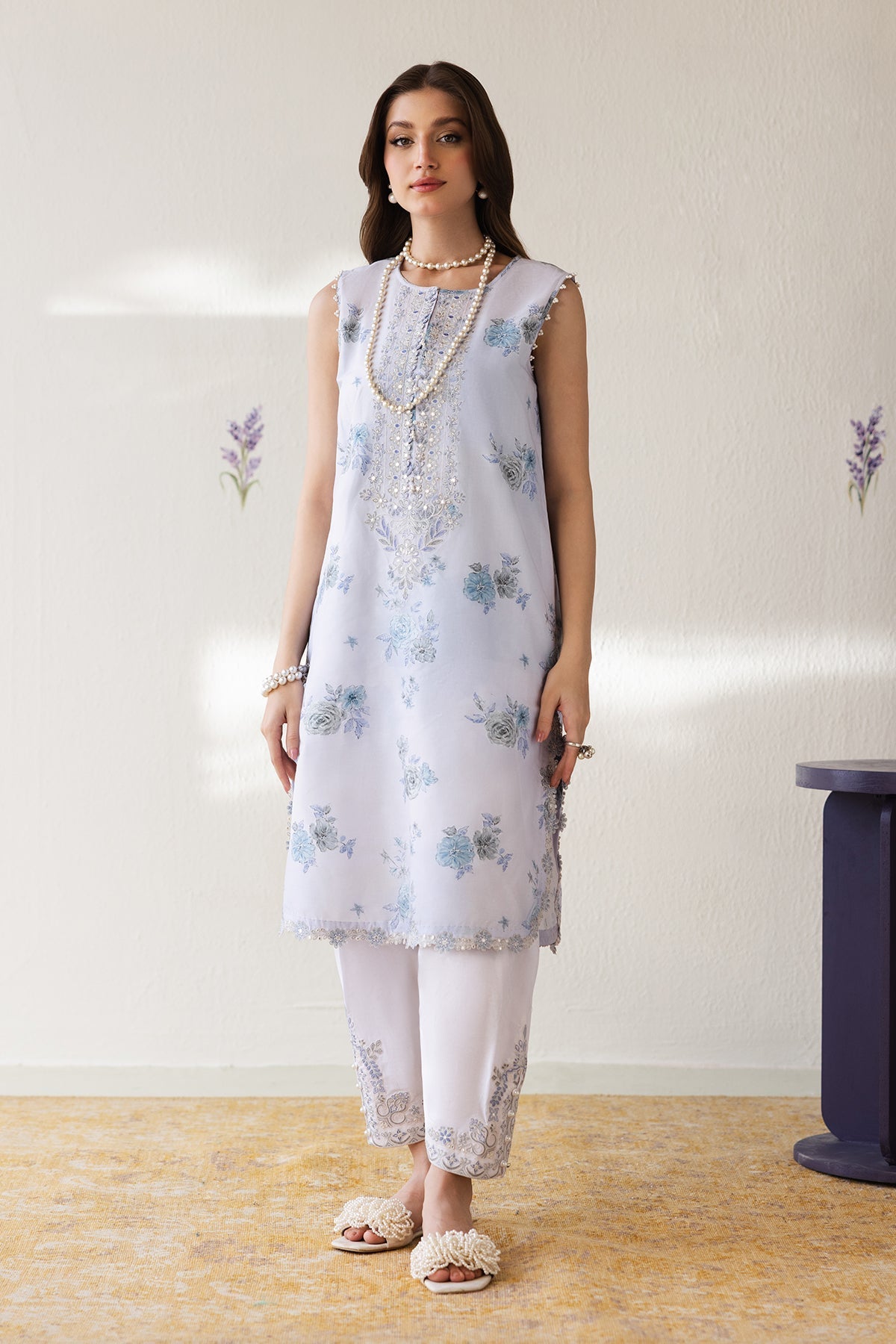 Organza Suit (3-Piece) by Baroque – SF-4424, Photo 7